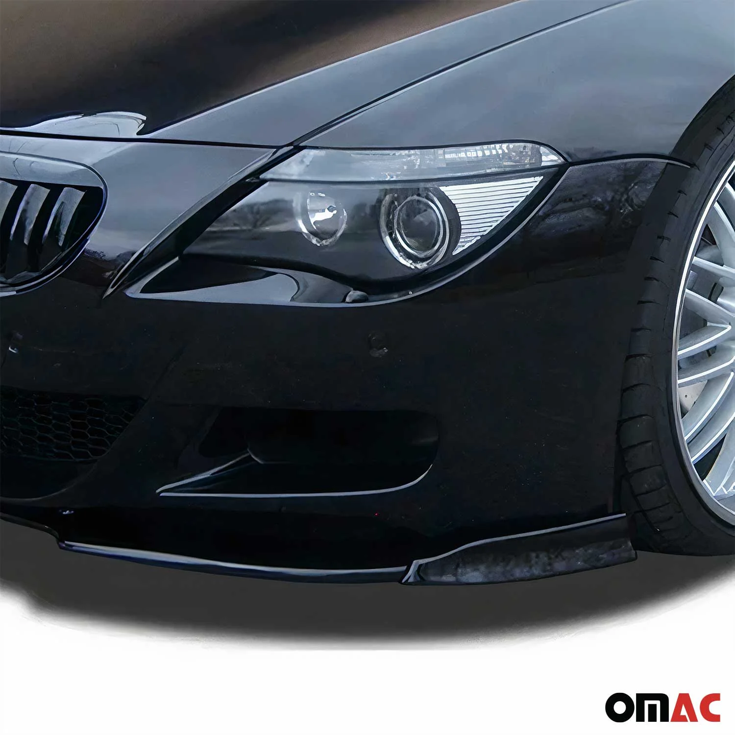 Frontspoiler Vario-X für BMW 6er E63 2004-2010 PU Schwarz - Image 3