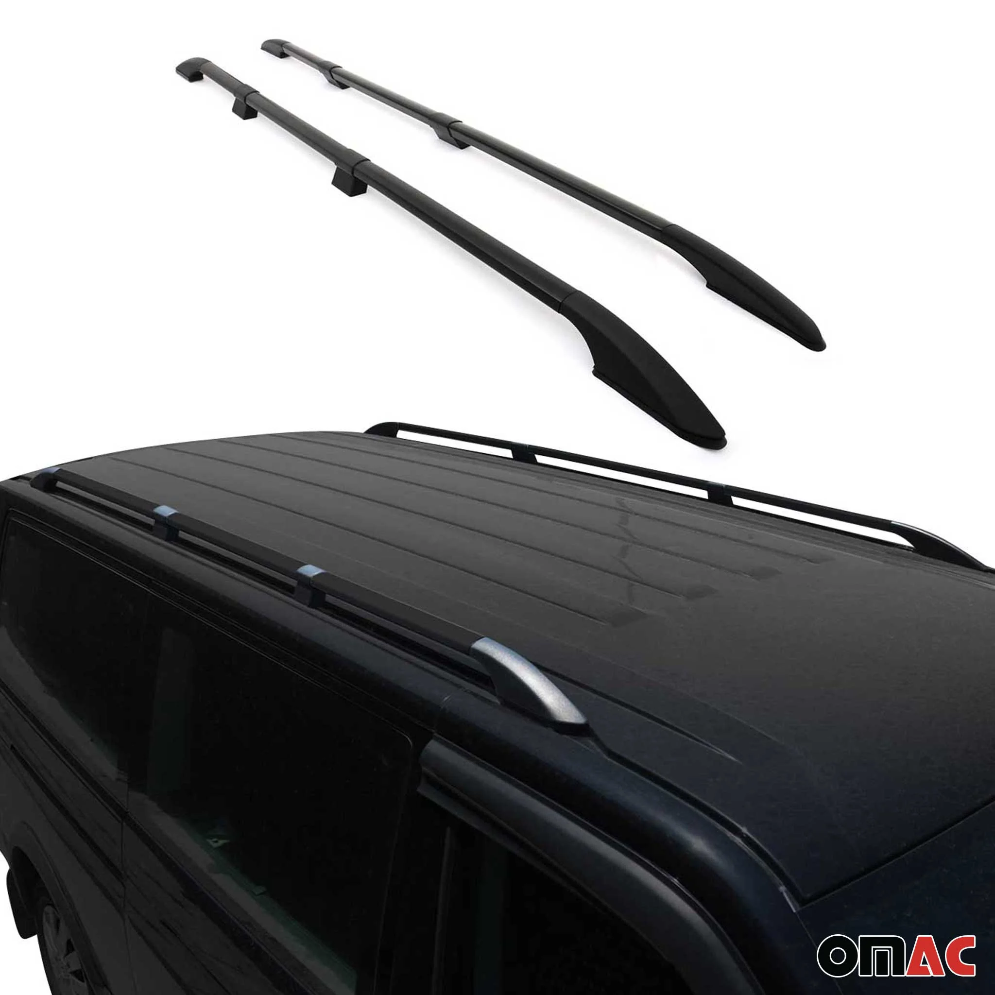 Dachreling Relingträger für Fiat Ducato III 2006-2026 L3 H2 Alu Schwarz 2 tlg - Image 5