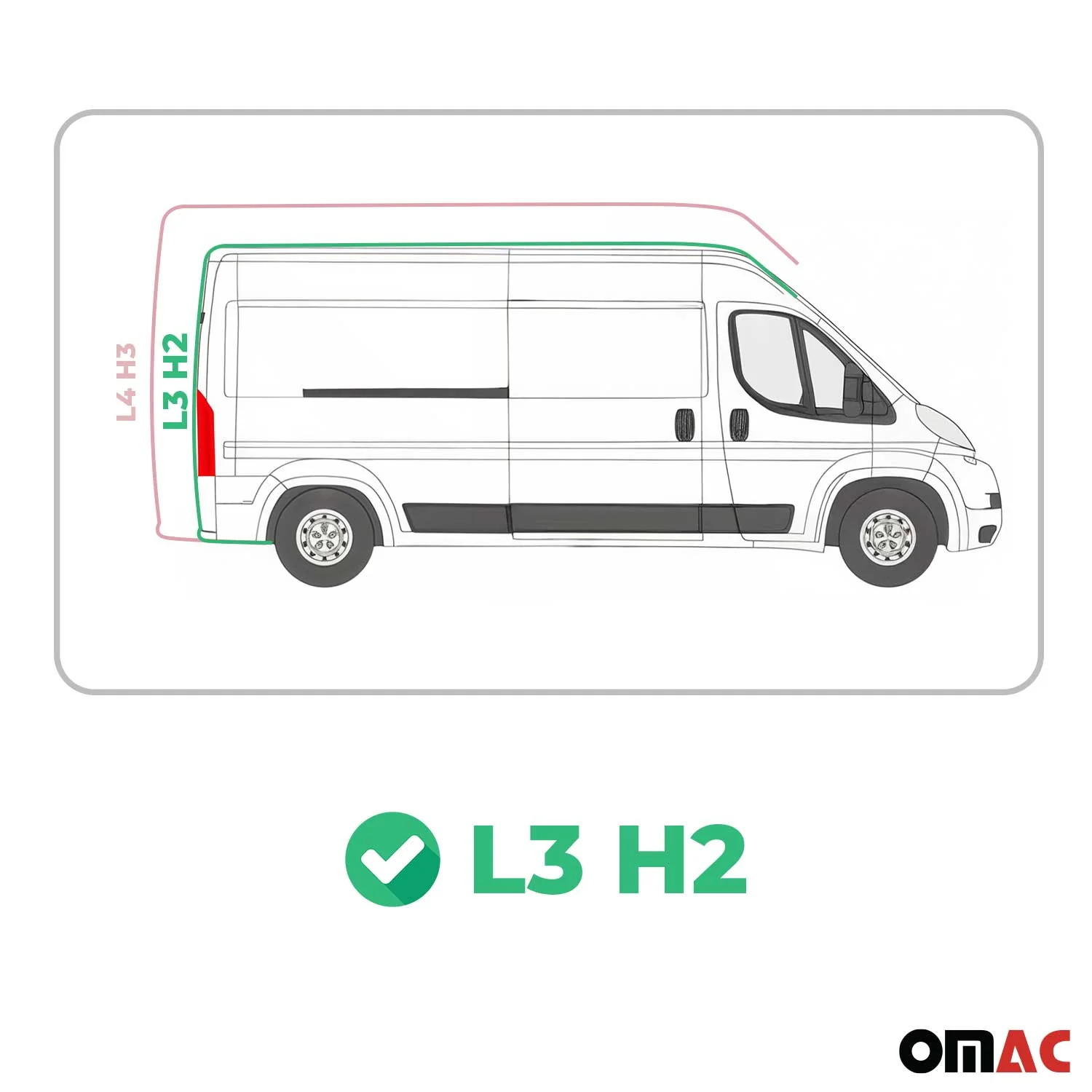 Dachträger Gepäckträger für Peugeot Boxer II 2006-2024 L3 H2 Alu Silber 2 tlg - Image 3