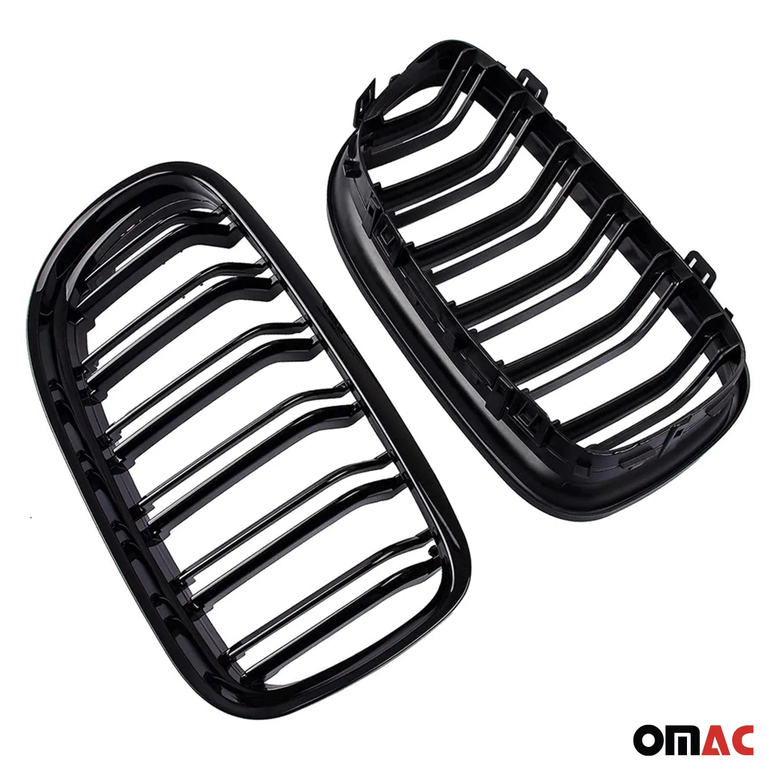 Nieren Grill Kühlergrill für BMW 3er E90 Limo 2009-2011 M4 Schwarz Glanz - Image 4