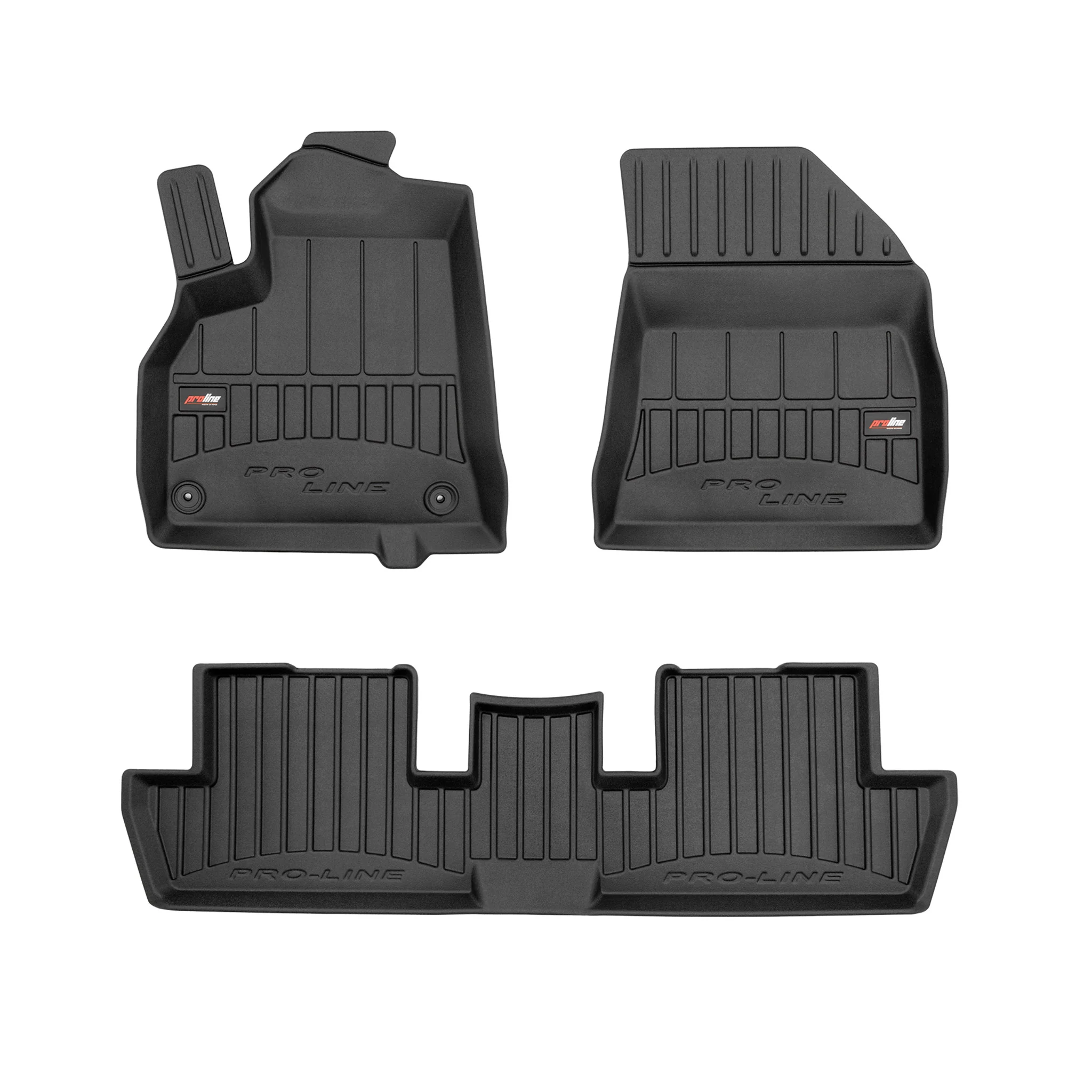 OMAC Gummi Fußmatten für Peugeot 3008 2009-2016 Premium TPE Automatten 3tlg