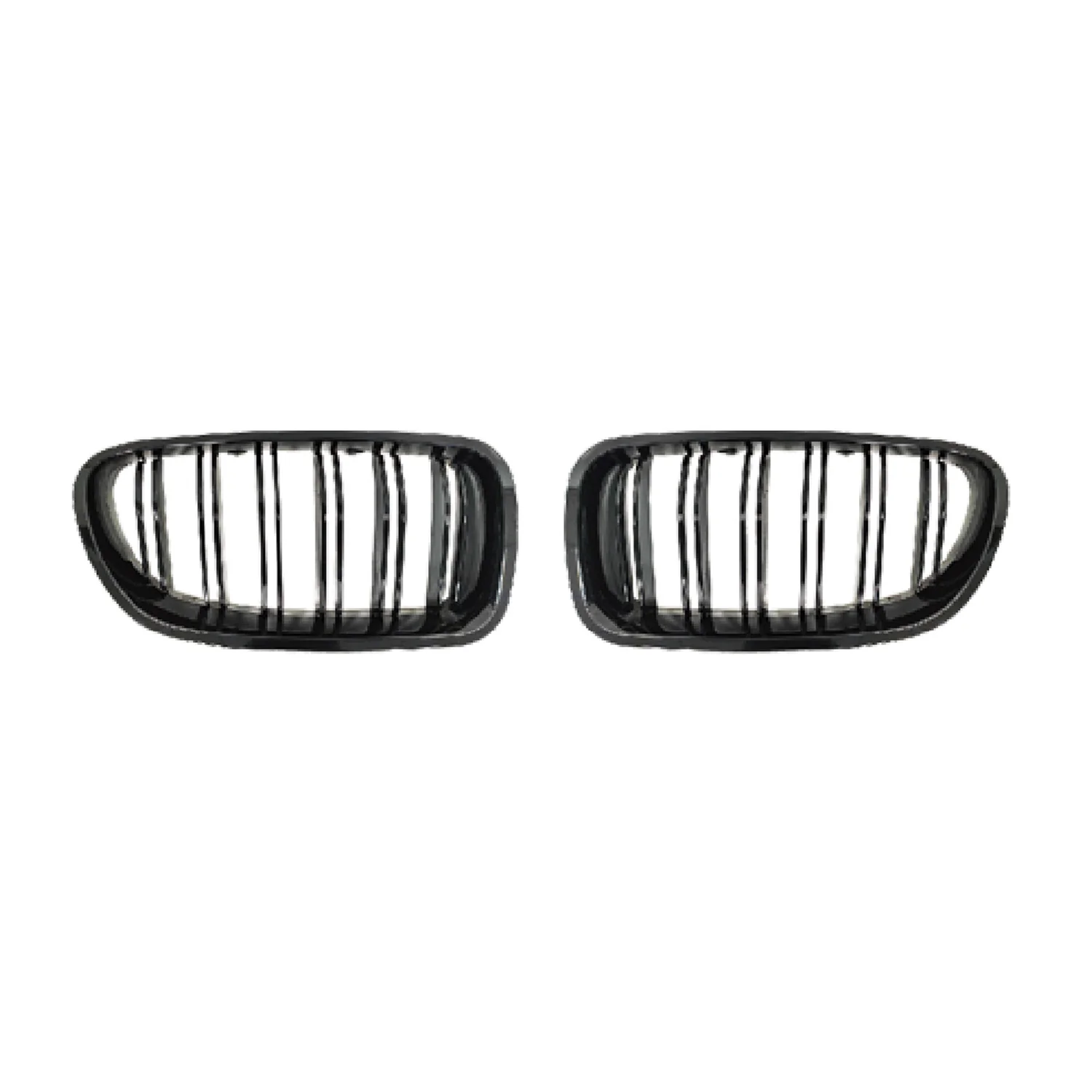 Nieren Grill Kühlergrill für BMW 5er F10 M-Tech 2010-2016 Schwarz Glanz