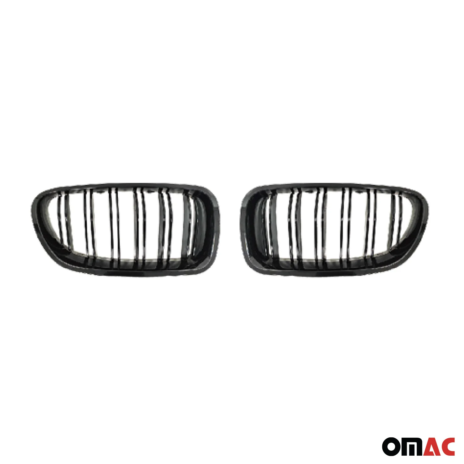 Nieren Grill Kühlergrill für BMW 5er F10 M-Tech 2010-2016 Schwarz Glanz - Image 2