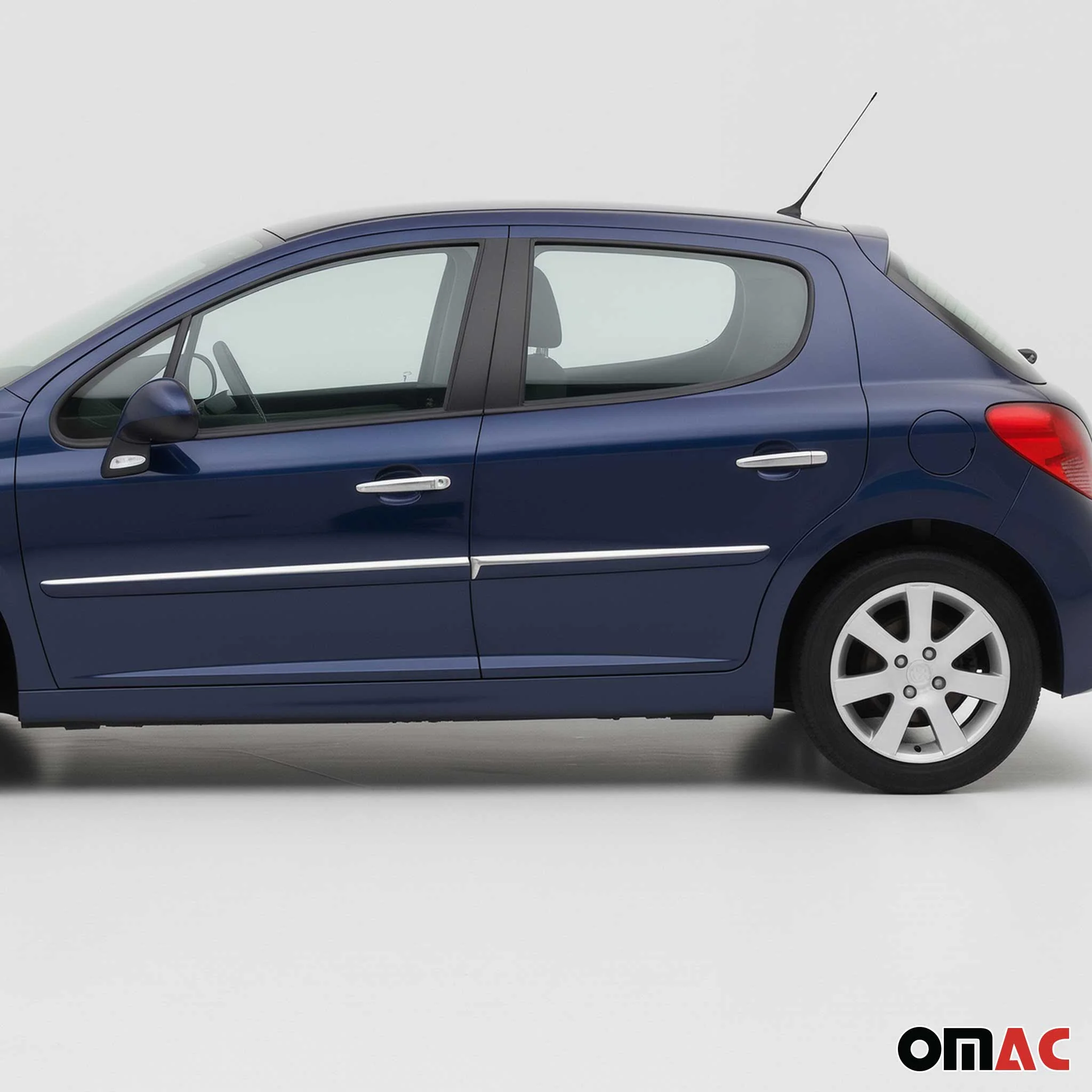 Chrom Türgriff Blende für Peugeot 208 2012-2019 4Tür Edelstahl Matt 8tlg - Image 3
