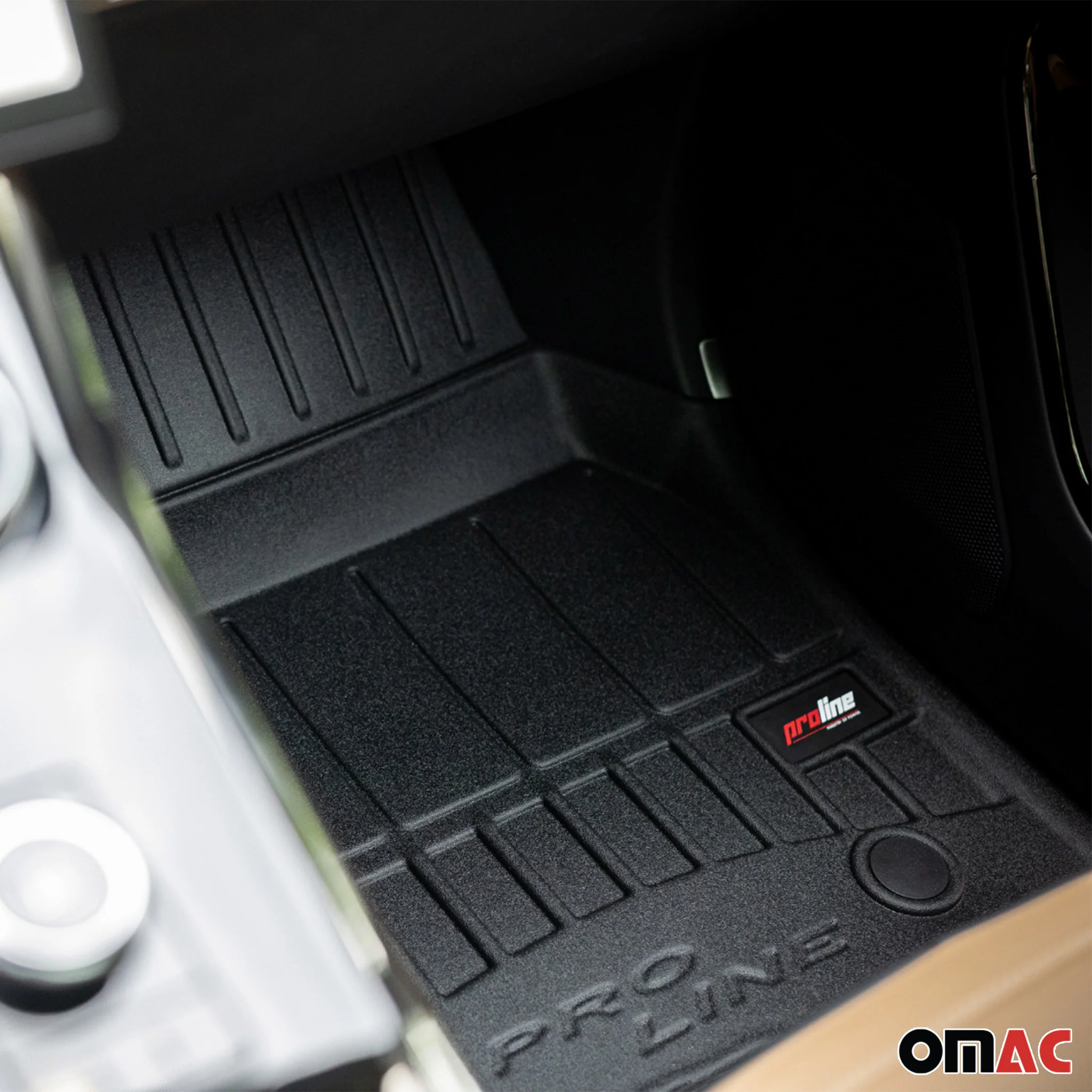 OMAC Gummi Fußmatten für Mercedes CLA Klasse Coupe C117 2013-2019 Premium TPE 4x - Image 8