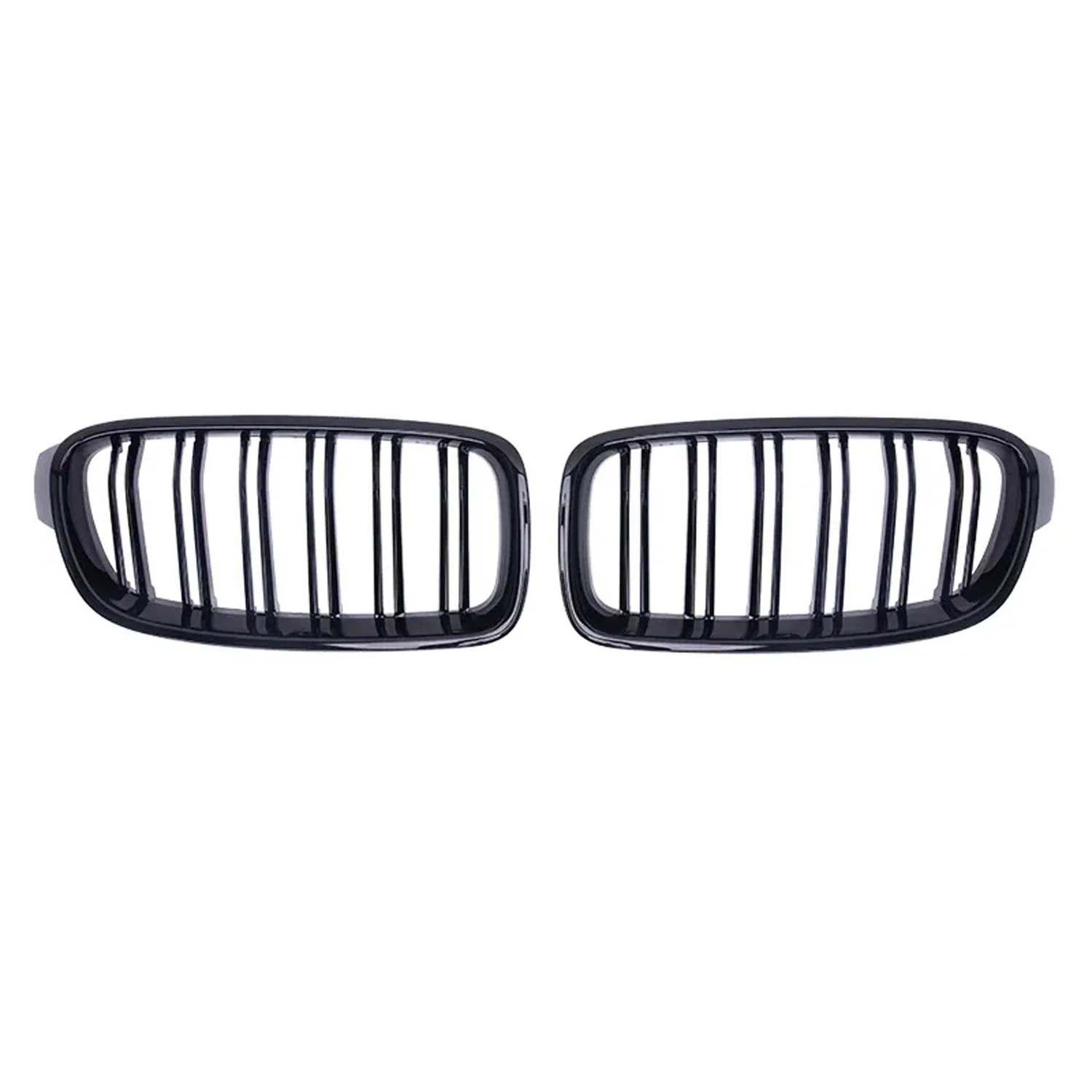 Nieren Grill Kühlergrill für BMW 4er F32 F33 F36 2013-2020 M-Tech Schwarz Glanz