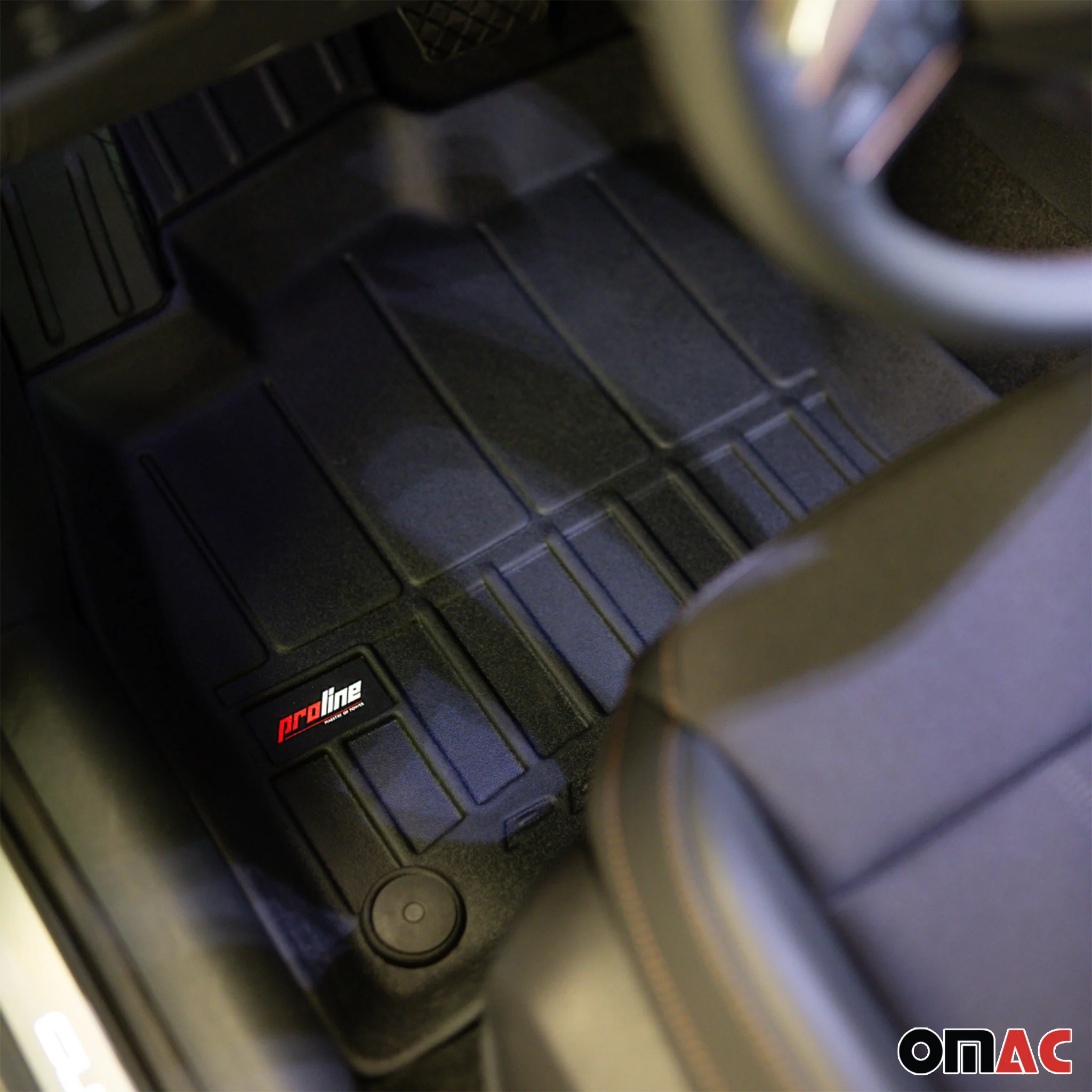 OMAC Gummi Fußmatten für BMW X4 F26 2014-2018 Premium TPE Automatten Schwarz 4x - Image 7