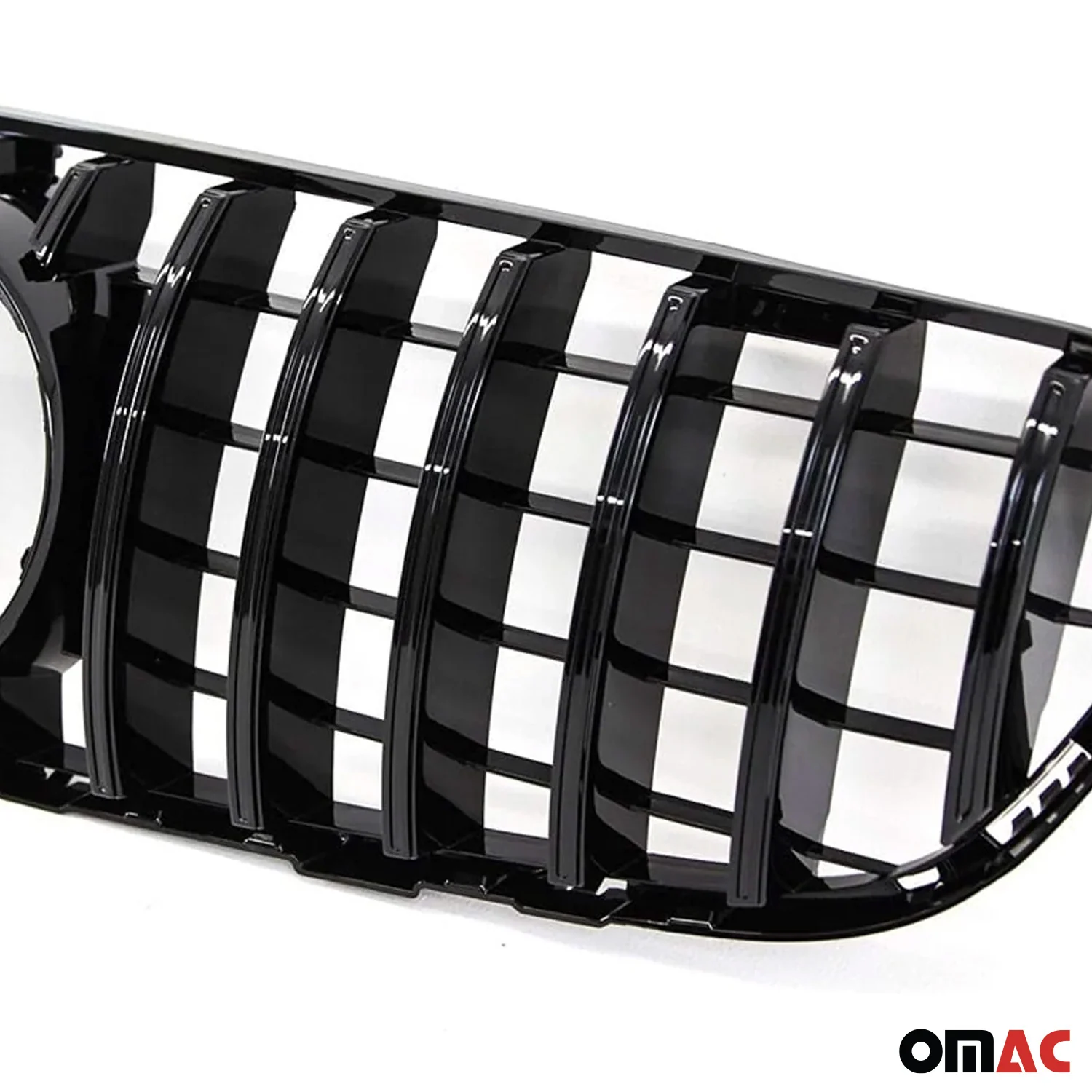 Kühlergrill Grill Frontgrill für Mercedes GLC X253 C253 2015-2019 Schwarz - Image 4