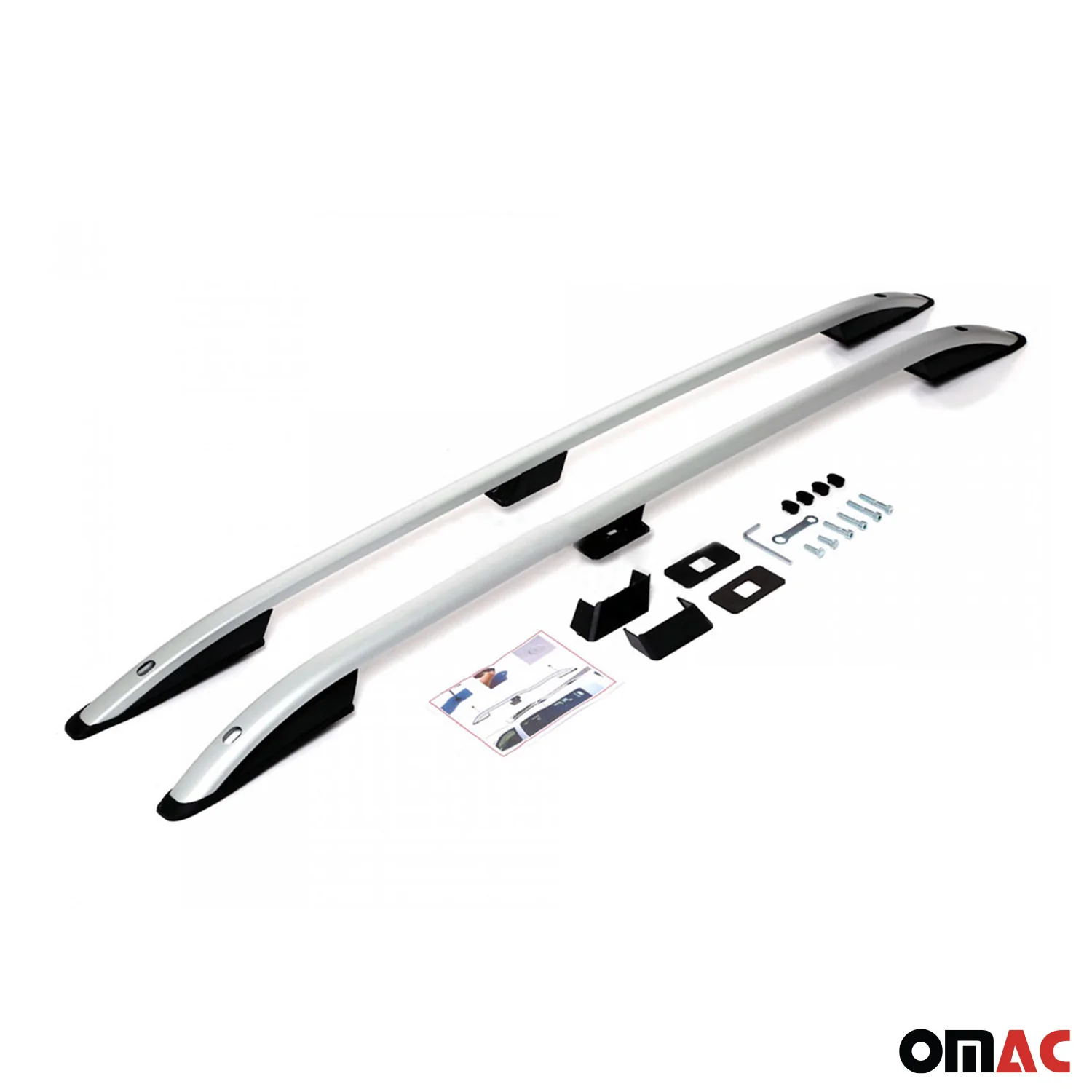 Dachreling Dachträger für Peugeot 3008 2016-2019 Grau Aluminium 2 tlg - Image 9