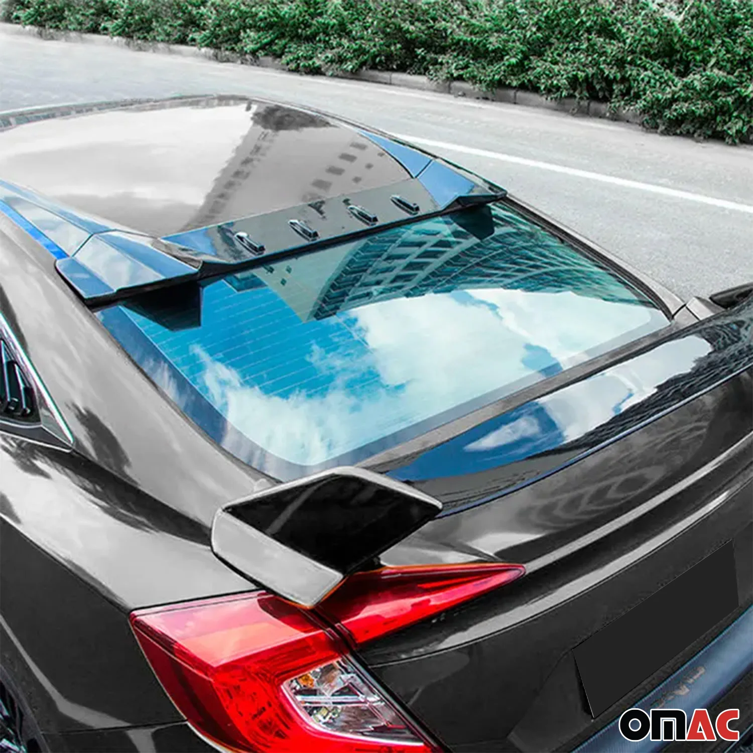 Heckspoiler Dachspoiler für Honda Civic X Limo Type-R 2016-2021 Grundiert - Image 3