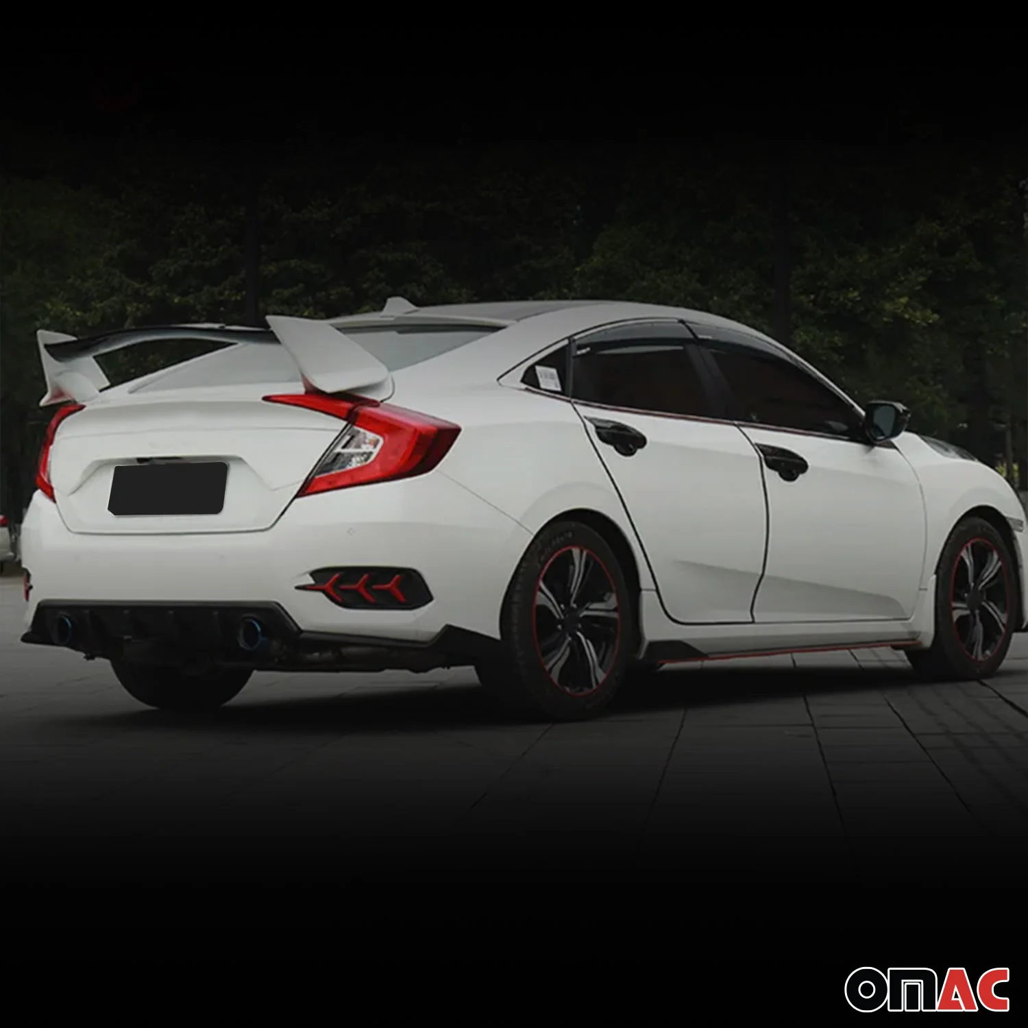 Heckspoiler Hecklippe für Honda Civic X Limo Type-R 2016-2021 Grundiert - Image 6