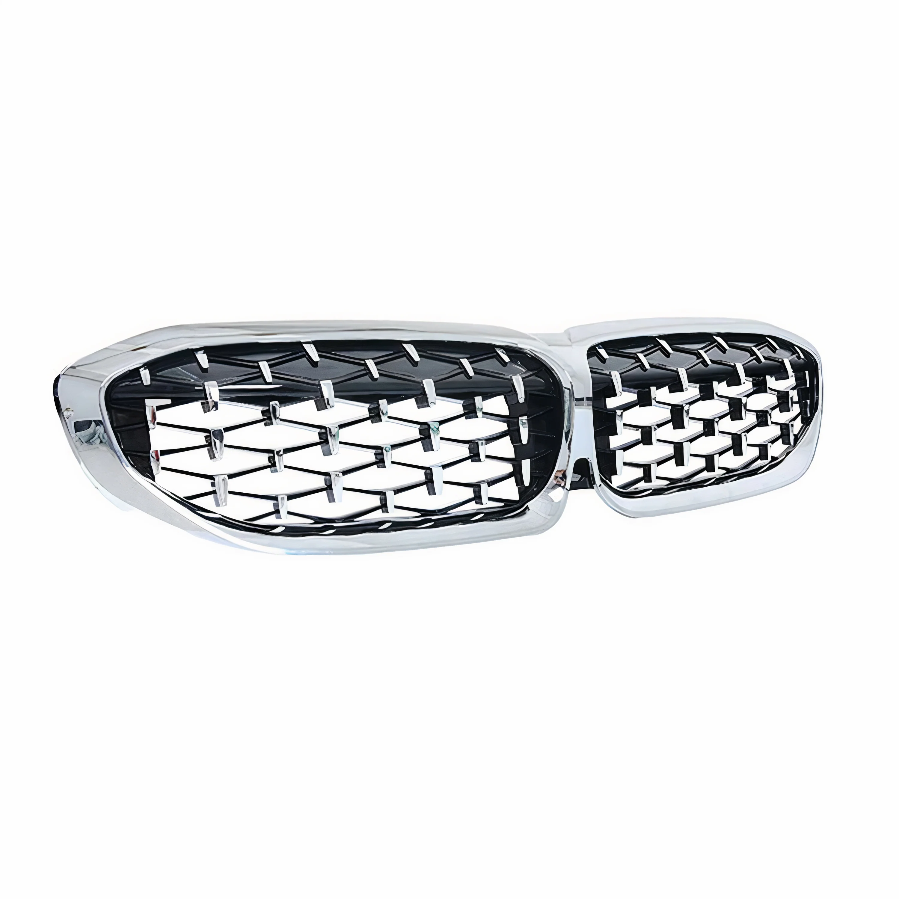 Nieren Grill Kühlergrill für BMW 3er G20 M-Tech 2019-2024 Silber
