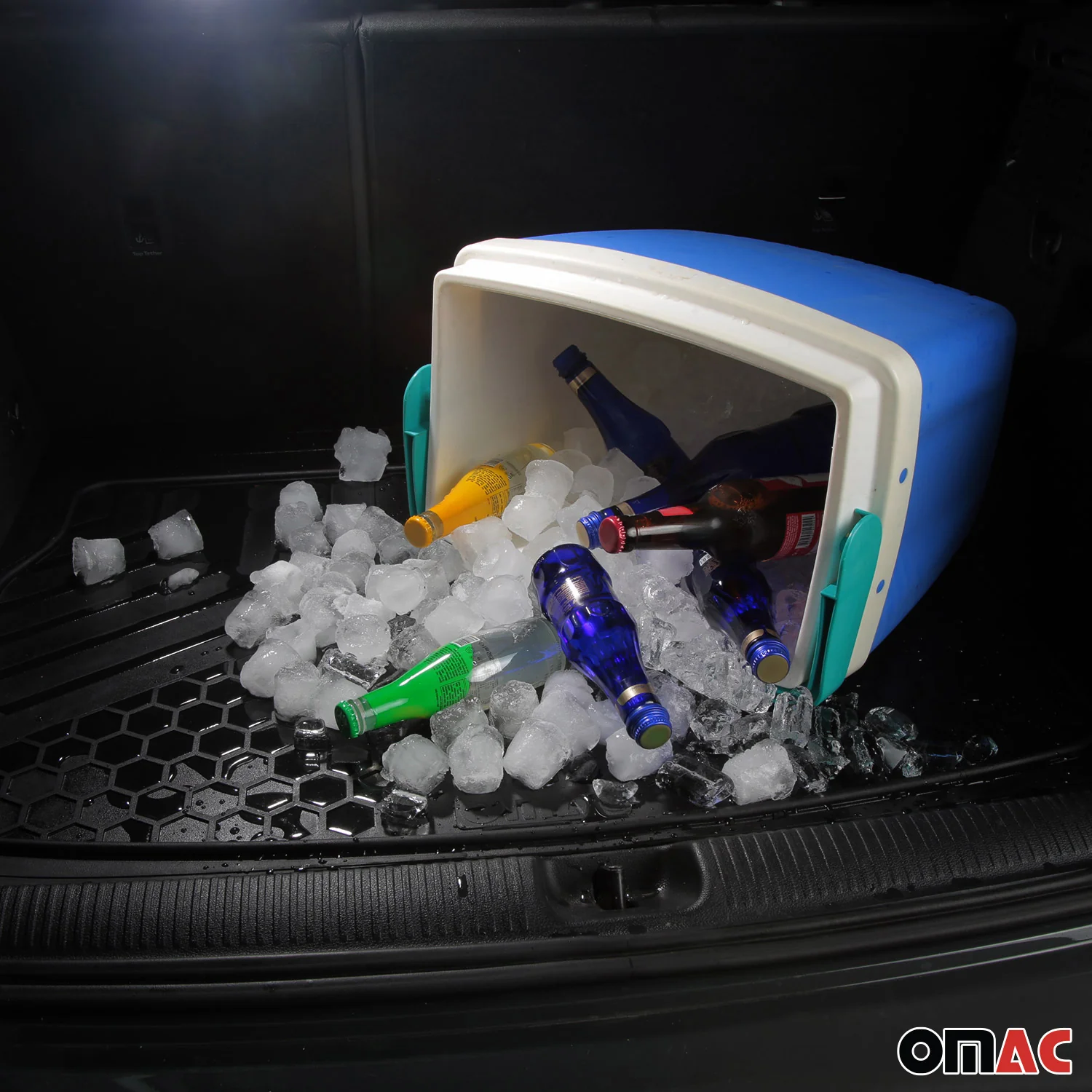Gummimatten & Kofferraumwanne Set Gummi Schwarz für BYD Tang 7Sitze 2023-2026 - Image 9