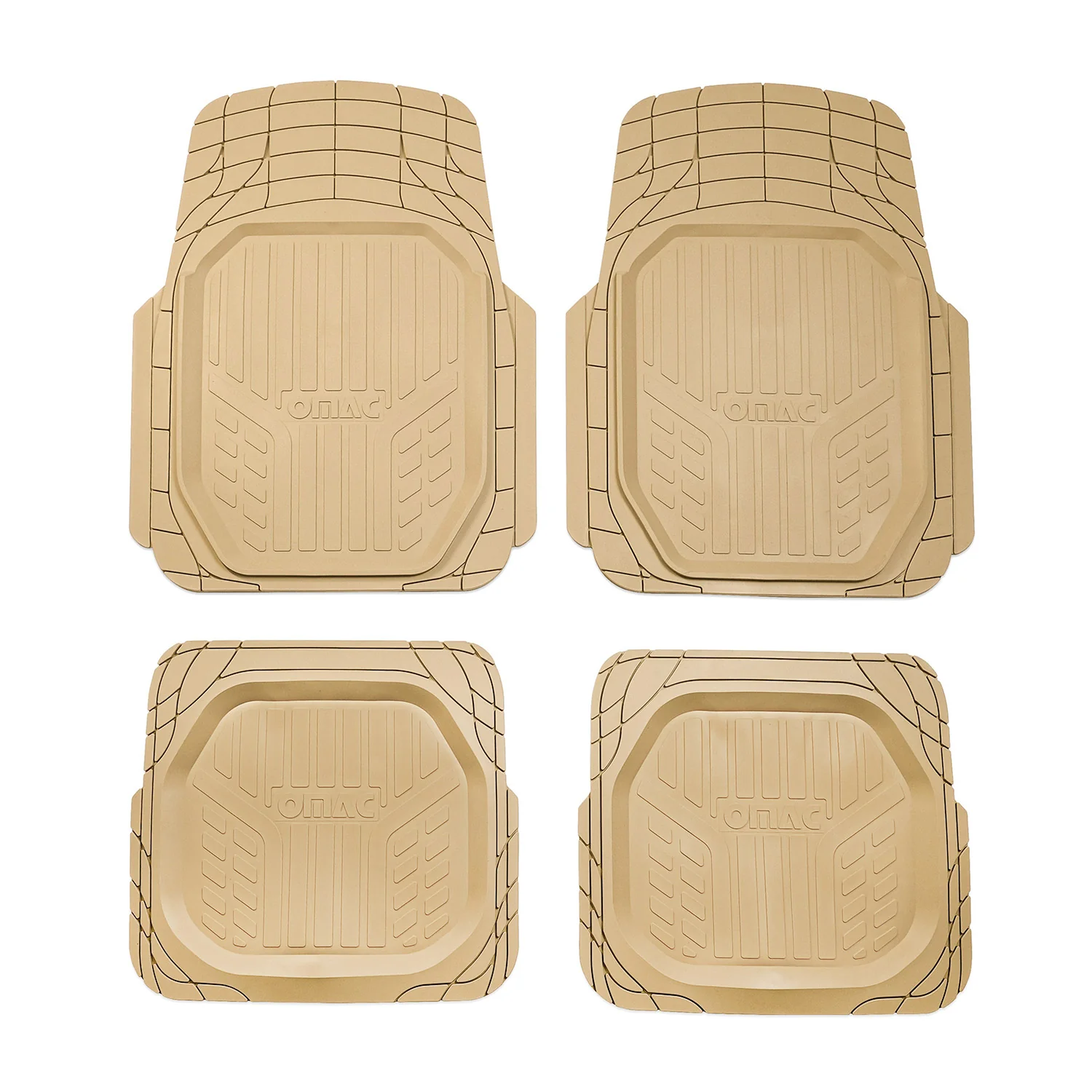 Fußmatten Automatten für Renault Symbioz 2024-2026 3D Passform Gummimatten Beige