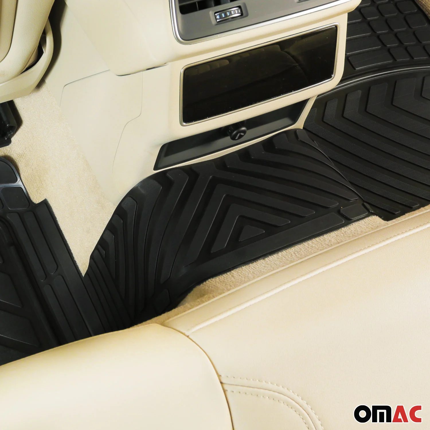 Fußmatten Gummimatte 3D Matte für Skoda Elroq 2024-2026 Gummi TPE Schwarz 4tlg - Image 5