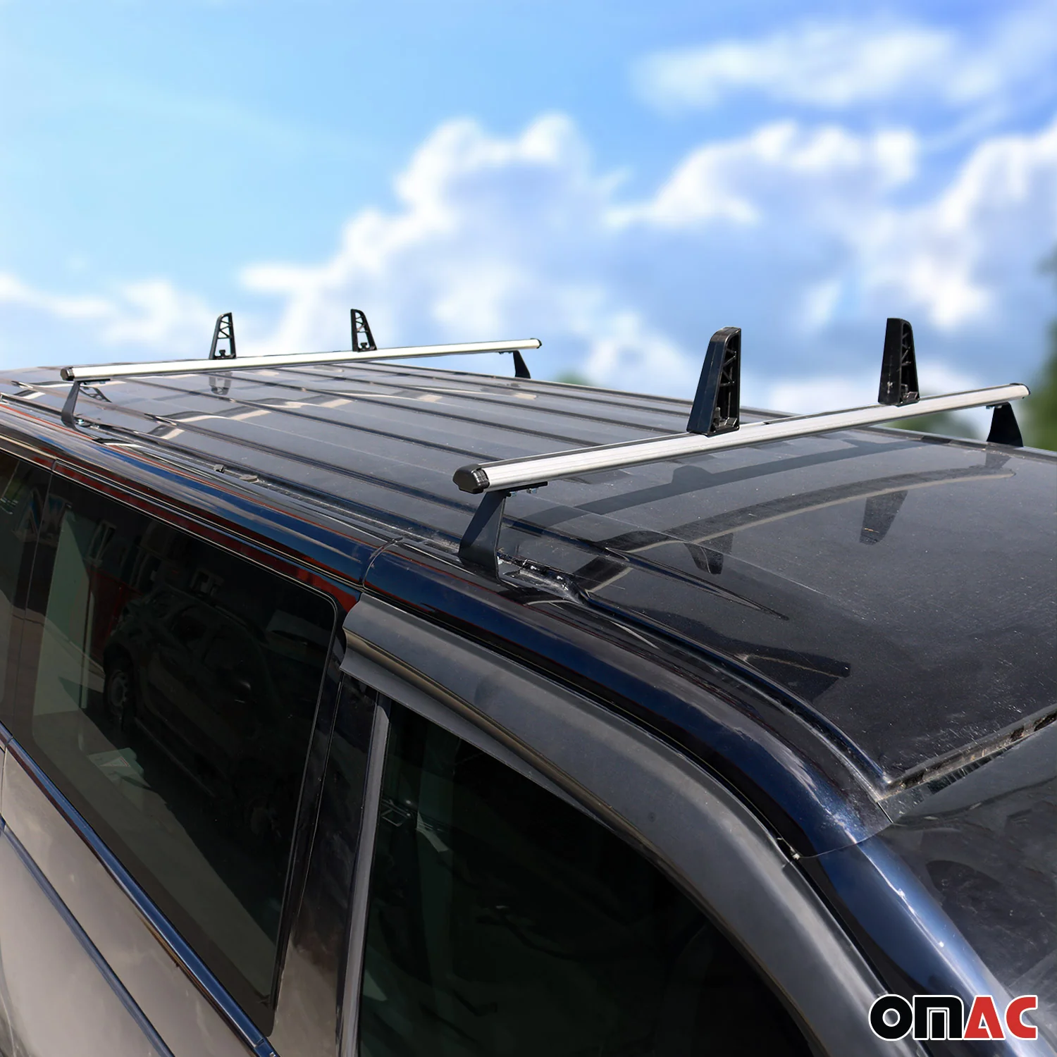 2x Dachträger + Leiterhalter Set für VW T5 T6 Transporter 2003-2024 Grau - Image 10