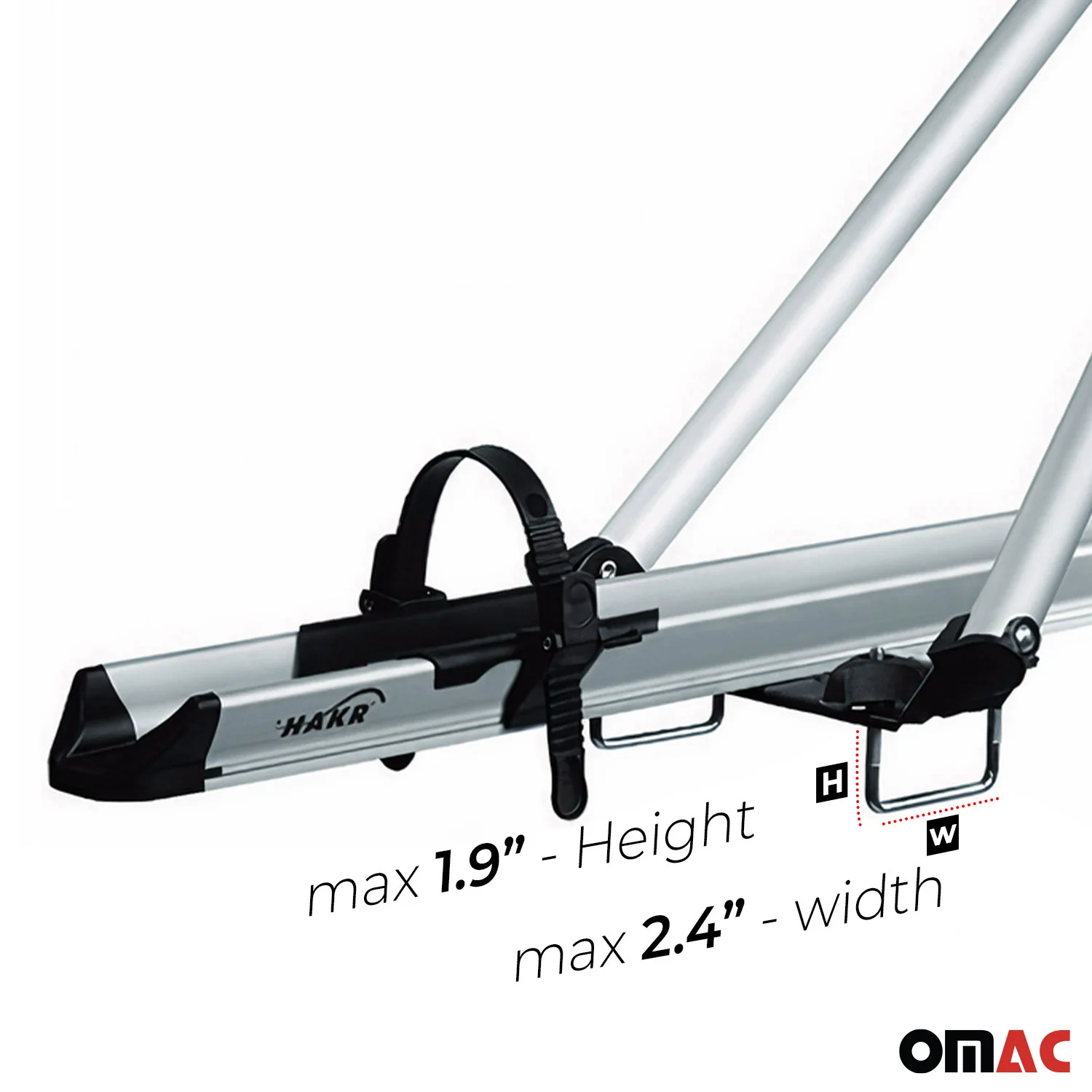 Fahrradträger Dachfahrradträger bis 17kg Aluminium Silber Fahrradhalter 2tlg - Image 4