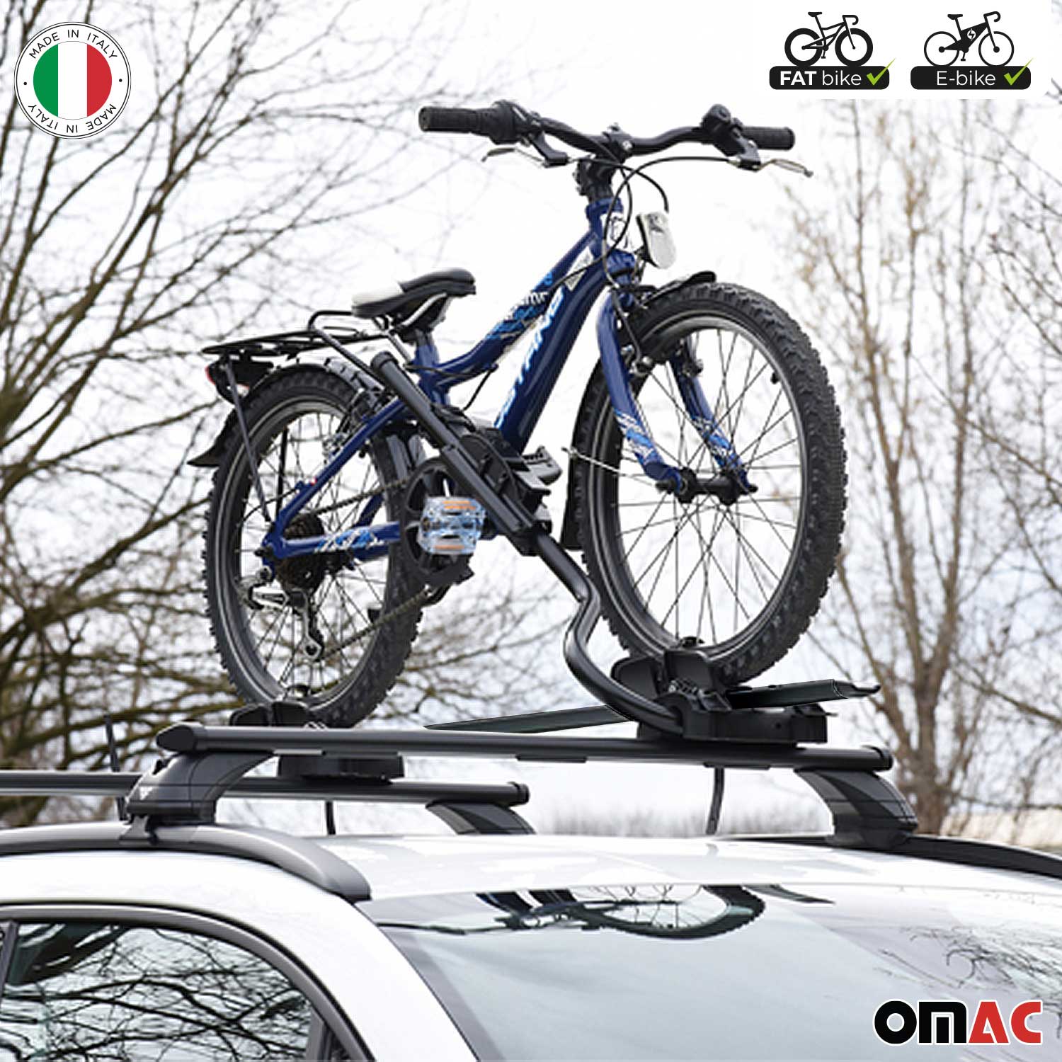 Fahrradträger Farad P-Style Dachfahrradträger bis 25 kg ABE Stahl 2tlg Schwarz - Image 2
