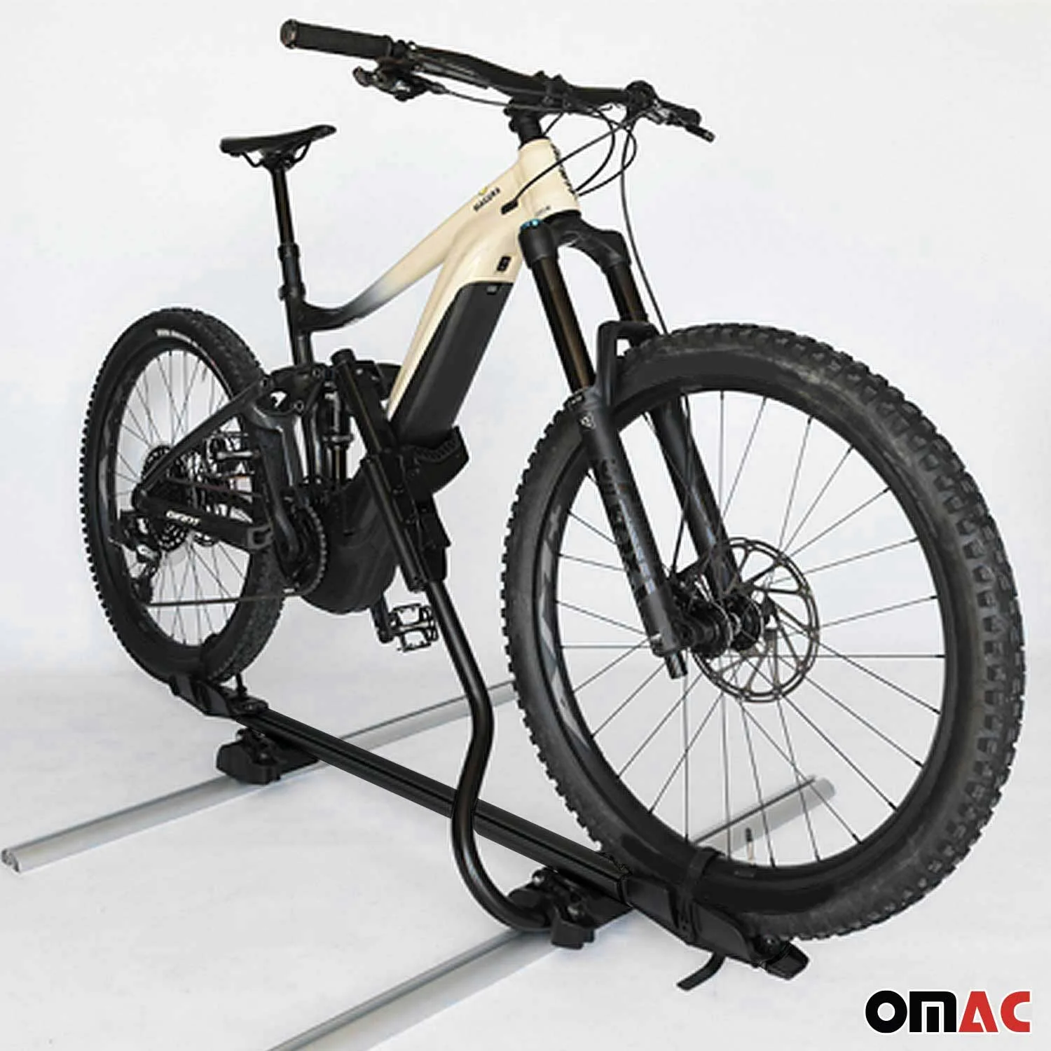 Fahrradträger Farad P-Style Dachfahrradträger bis 25 kg ABE Stahl 2tlg Schwarz - Image 5