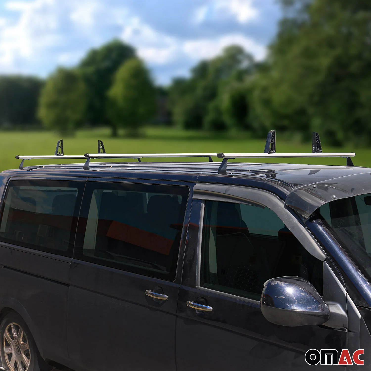 3x Dachträger + Leiterhalter Set für Fıat Doblo 2010-2021 Lastanschläge Silber - Image 10