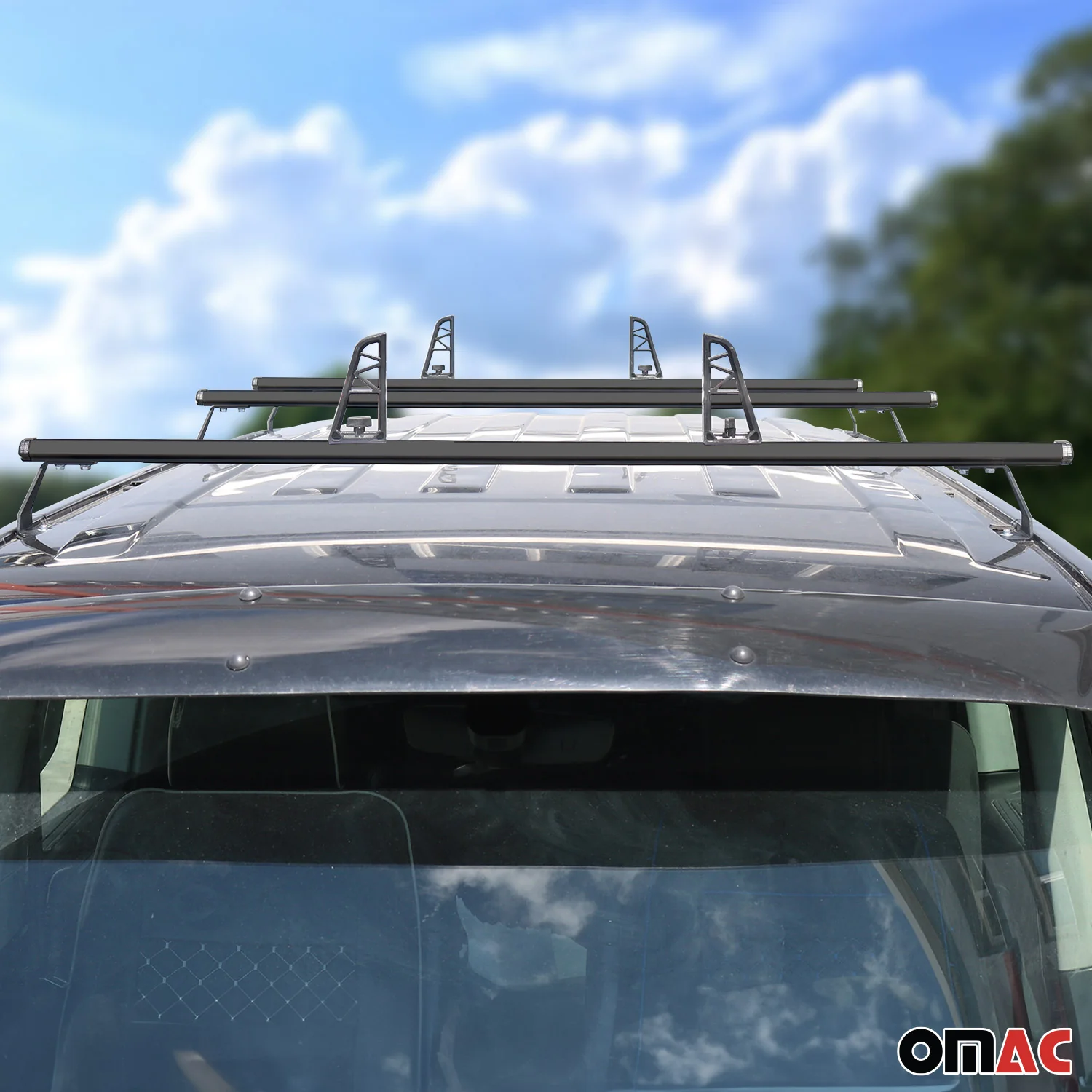 3x Dachträger + Leiterhalter Set für VW T5 T6 Transporter Multivan Caravelle - Image 4