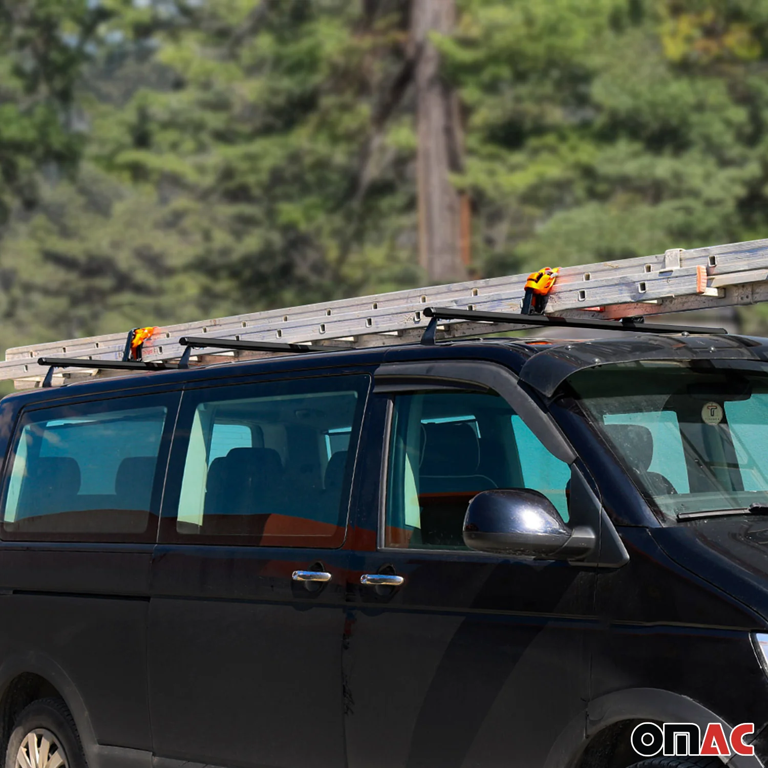 3x Dachträger + Leiterhalter Set für VW T5 T6 Transporter Multivan Caravelle - Image 9