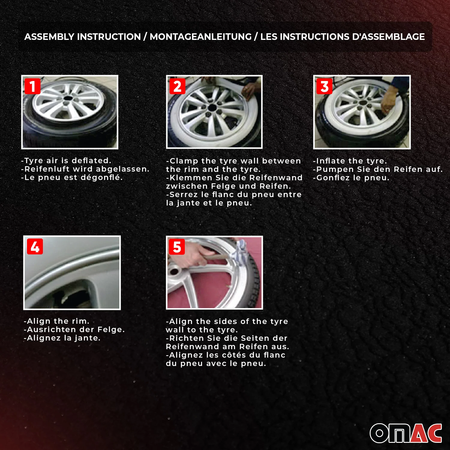 4x Weißwandringe Weißwandreifen 13 Zoll Weiß Echt Gummi Auto Tuning - Image 4