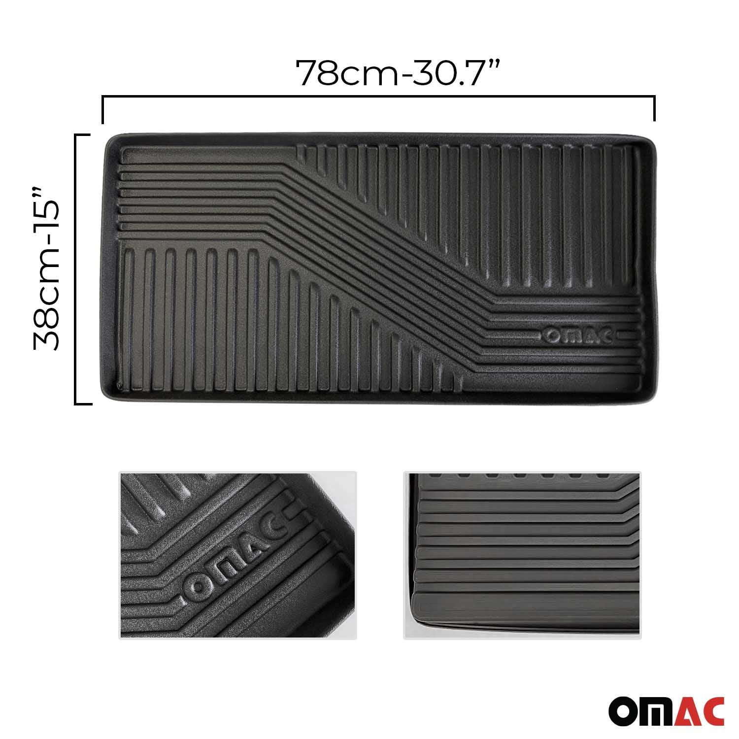 5x OMAC Schuhmatte Sauberlaufmatte Abtropfschale Napfunterlage 78x38cm Unterlage - Image 3