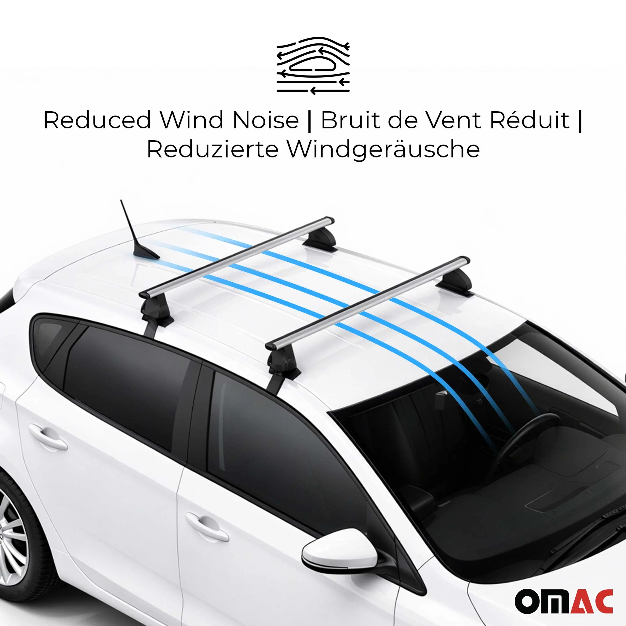 Alu Dachträger für Peugeot 308 III Schrägheck Kombi 2021-2026 T-Nut 2tlg Silber - Image 6
