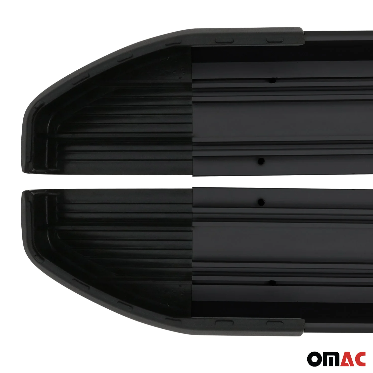 Alu Seitenschweller Trittbretter für Fiat Doblo L1 Kurzer 2000-2010 Schwarz 2tlg - Image 8