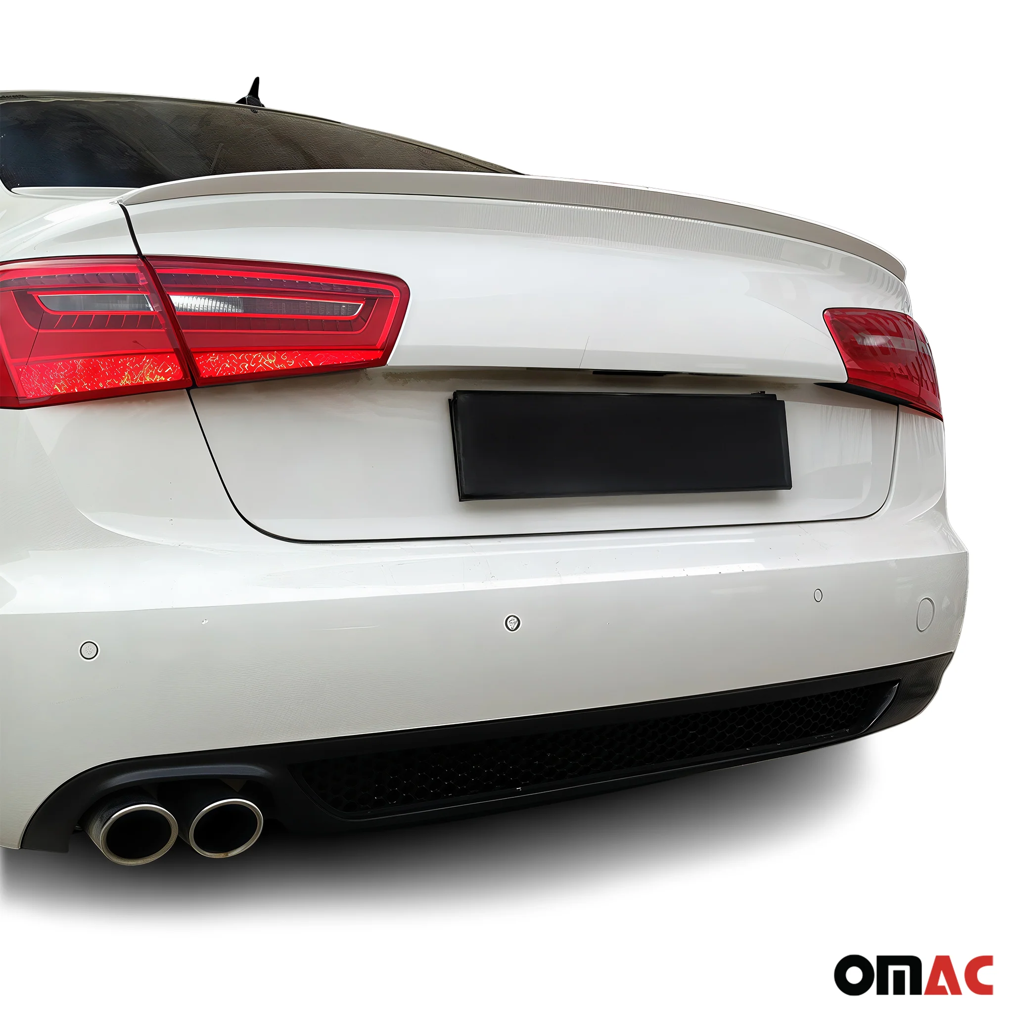 Heckspoiler Heckflügel Hecklippe für Audi A6 Limo C7 2011-2018 Farbe LY9C ABS - Image 3