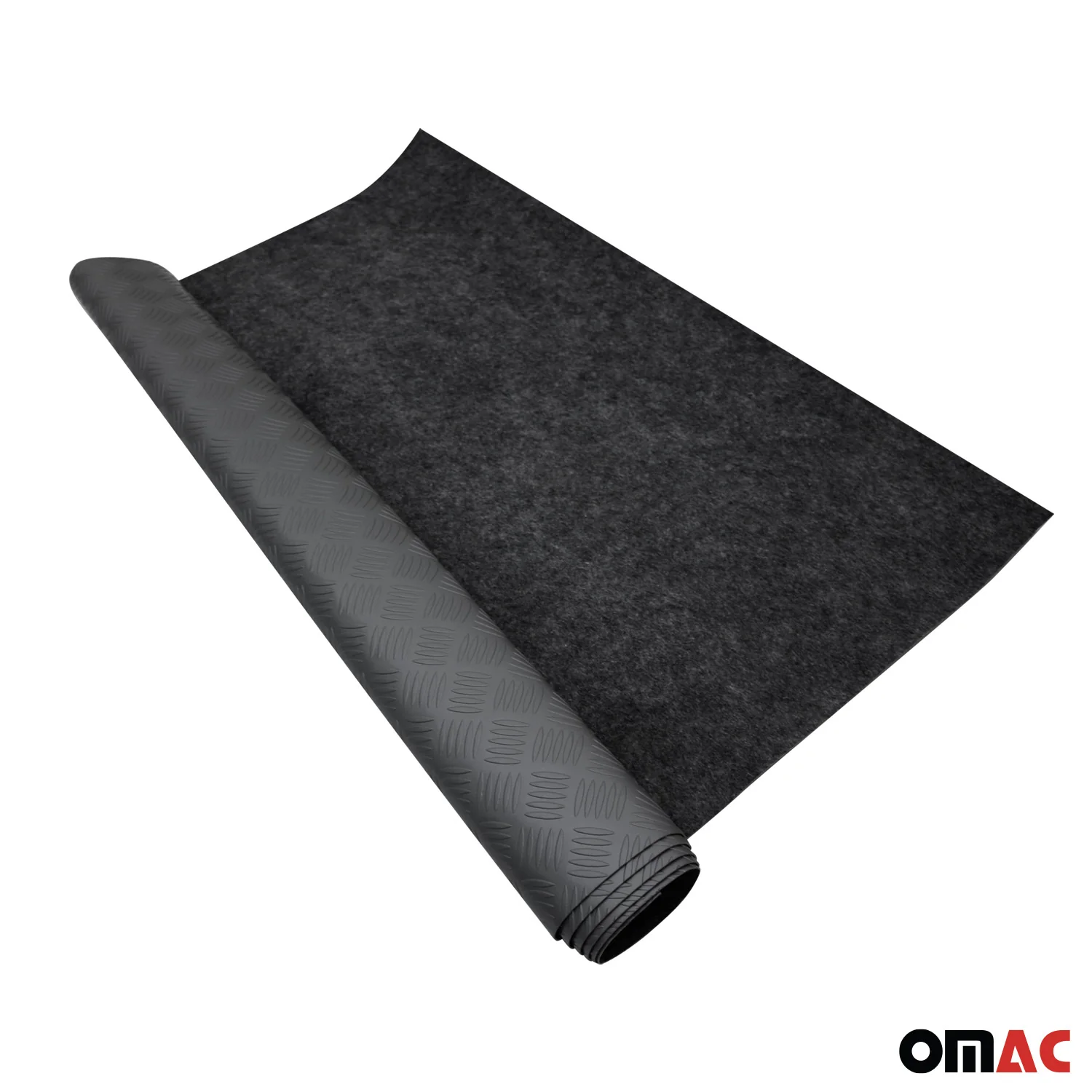 Antirutschmatte Auto Gumimatte Bodenbelag Riffelblech Optik 500x200cm Schwarz 1x - Image 5