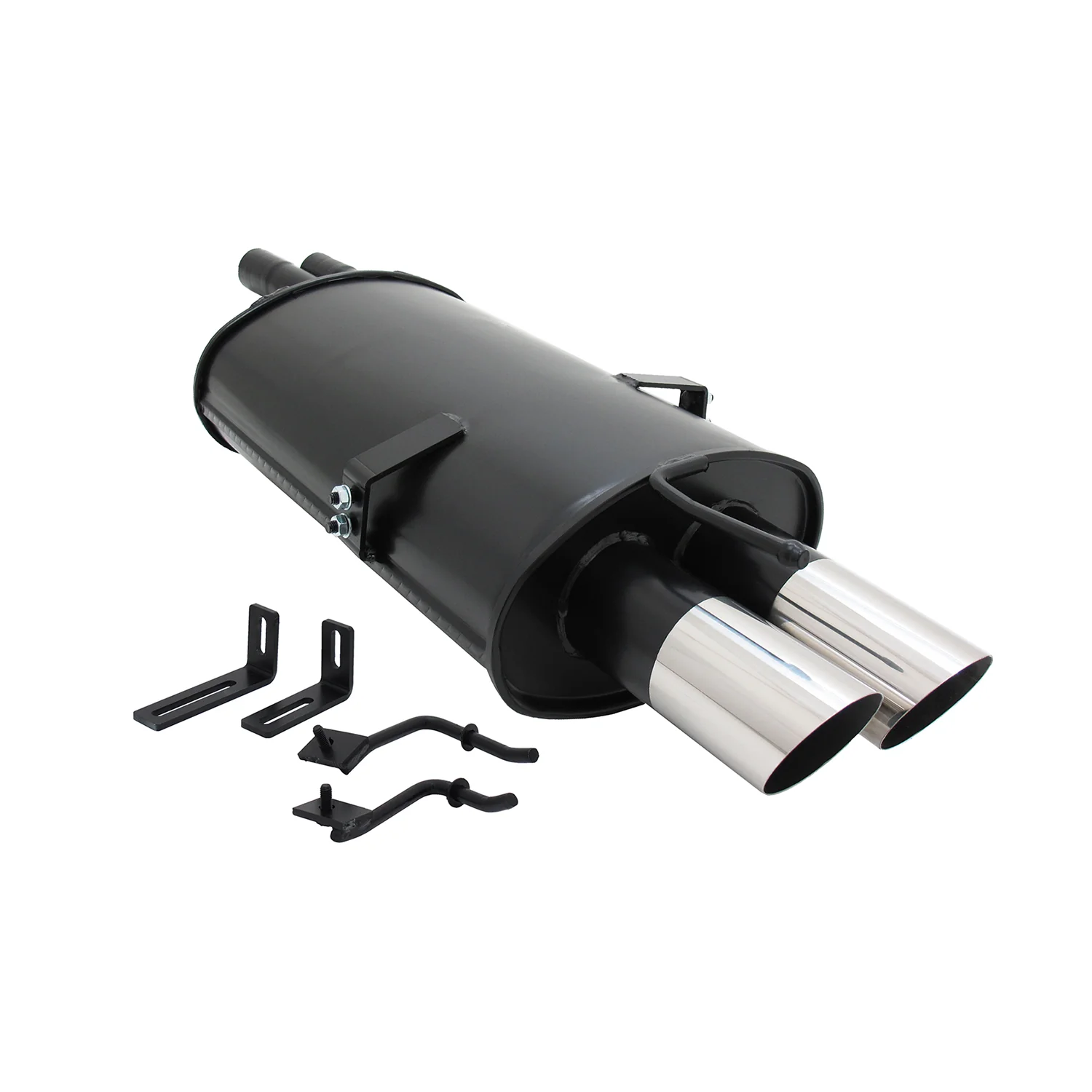 Novus Sportauspuff für BMW E46 320 / 325 / 330 2x76mm MS-Design mit ABE