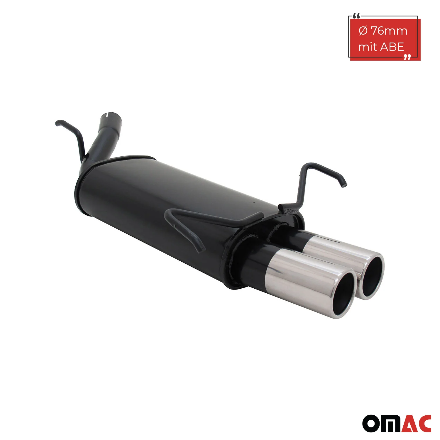 Novus Sportauspuff für Opel Corsa C 2x76mm Endschalldämpfer mit ABE - Image 2