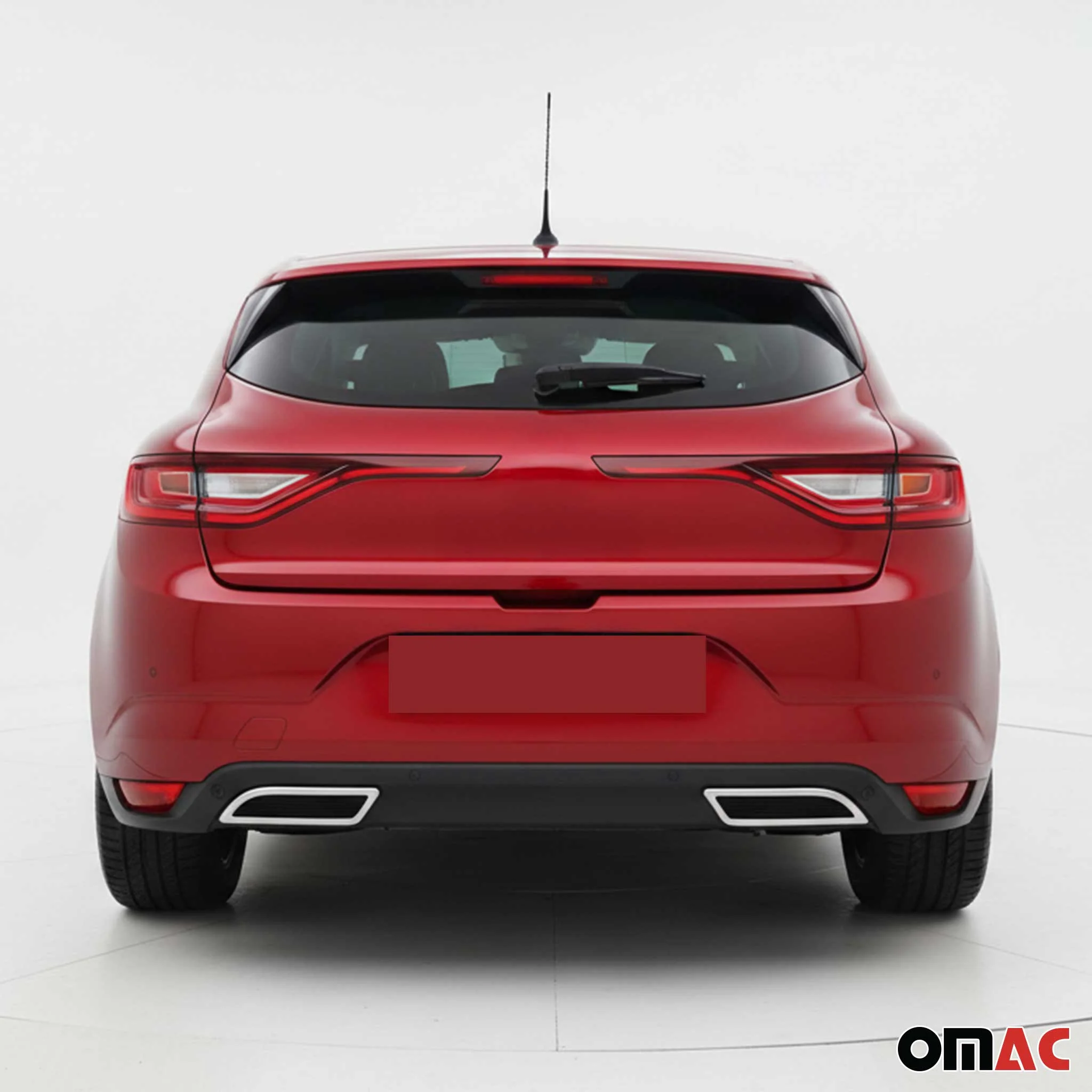 Stoßstangen Diffusor Auspuffrahmen für Renault Megane 2016-2022 Edelstahl Chrom - Image 3