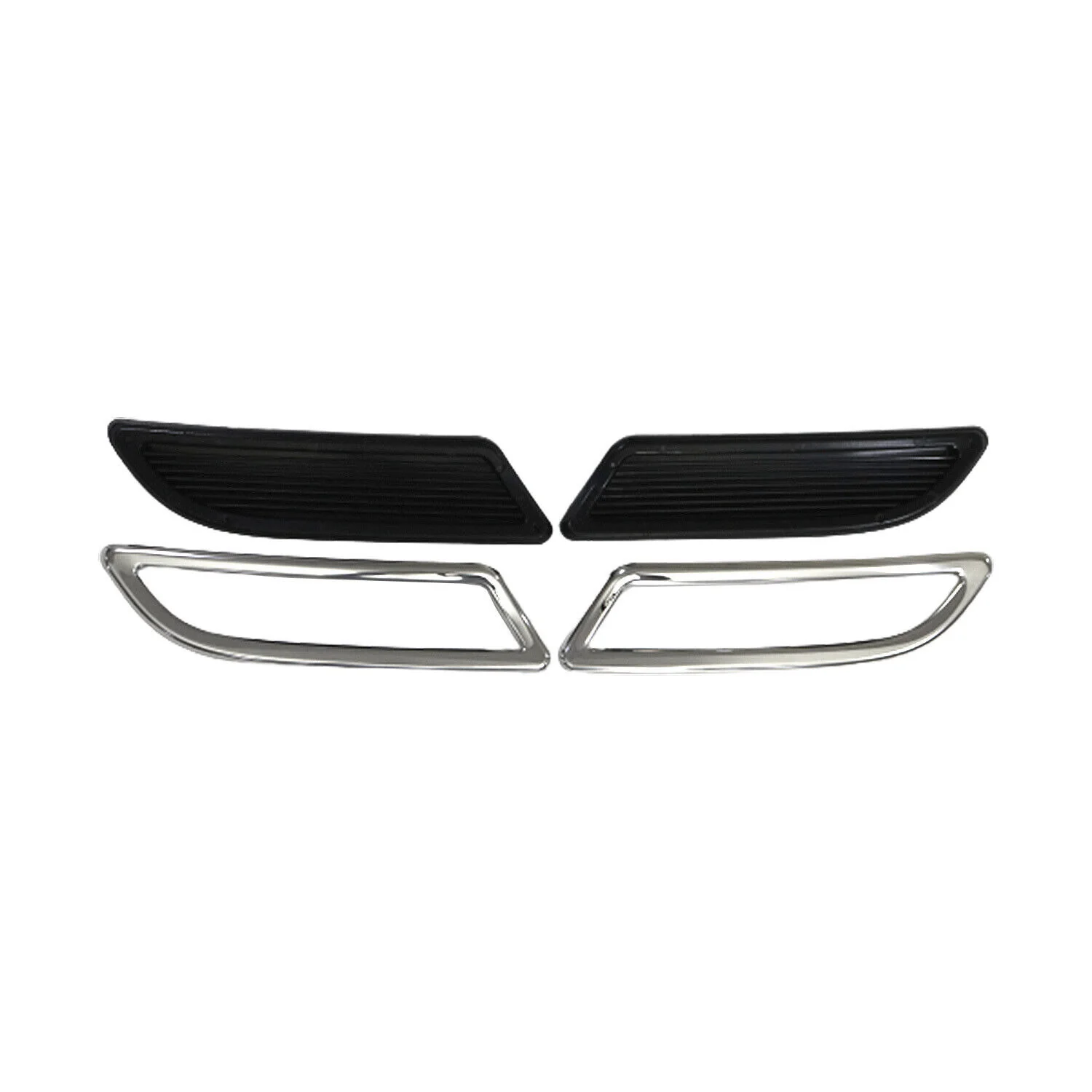 Stoßstangen Diffusor Auspuffrahmen für Renault Megane 2016-2022 Edelstahl Chrom - Image 5