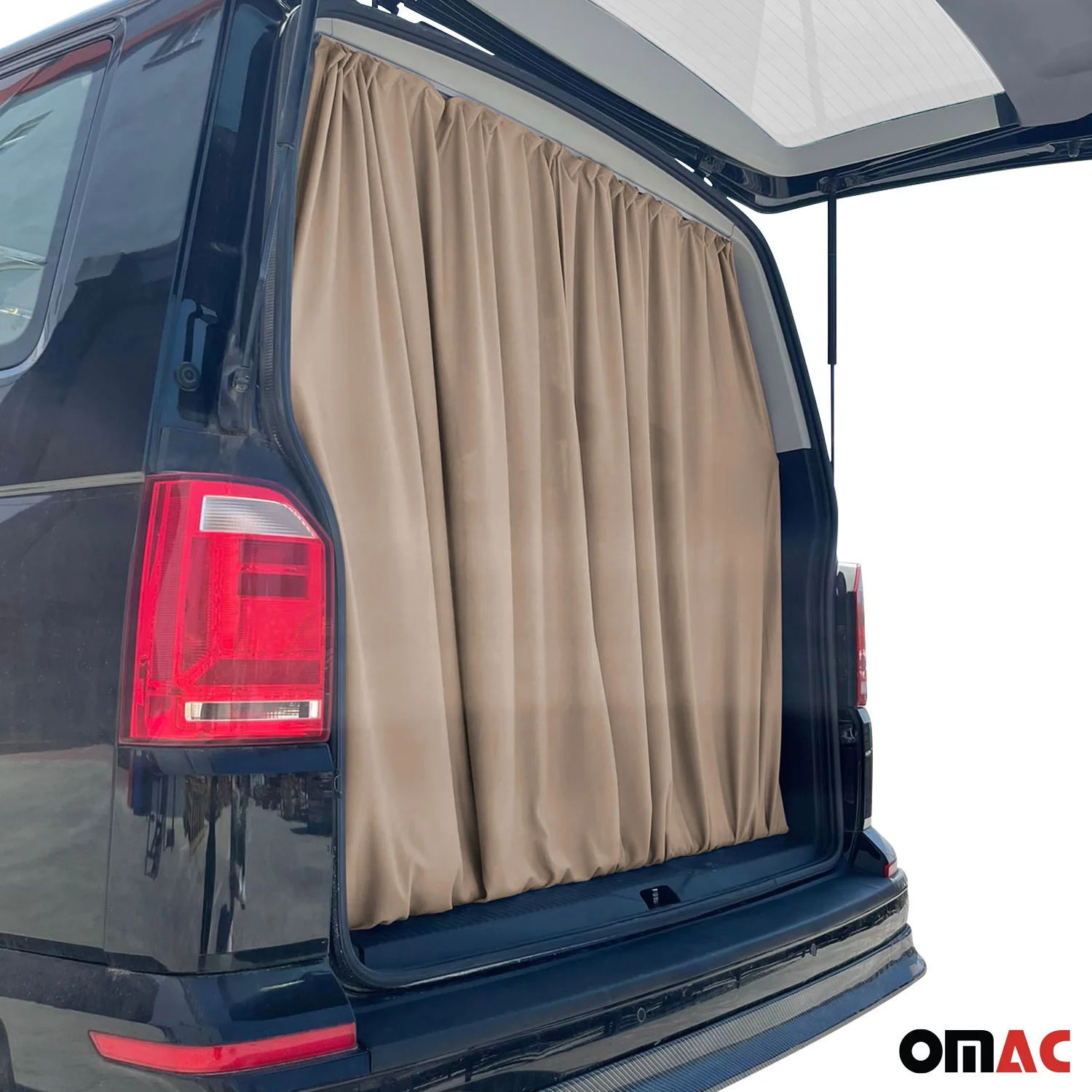 Maß Gardinen Sonnenschutz für Opel Combo Heckklappe Vorhänge Beige - Image 5