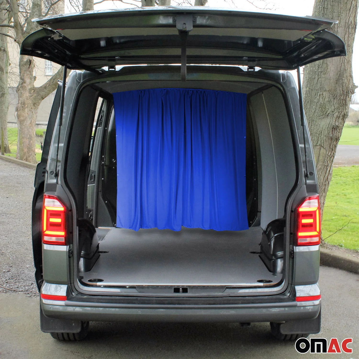 Maß Gardinen für Fiat Talento Fahrerhaus Abtrennung Sonnenschutz Dunkelblau - Image 2