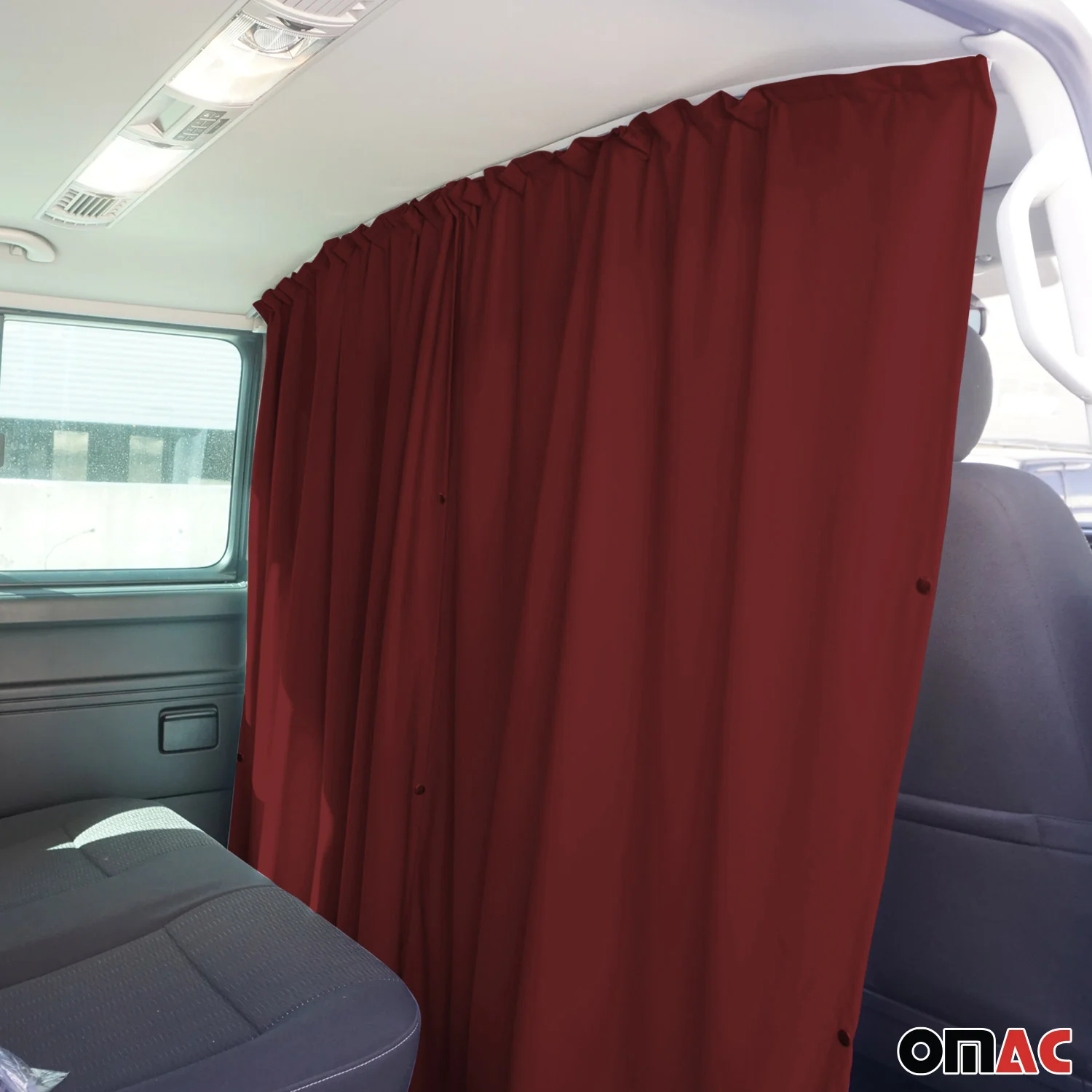 Maß Gardinen für Nissan NV200 H2 Fahrerhaus Abtrennung Sonnenschutz Rot - Image 6