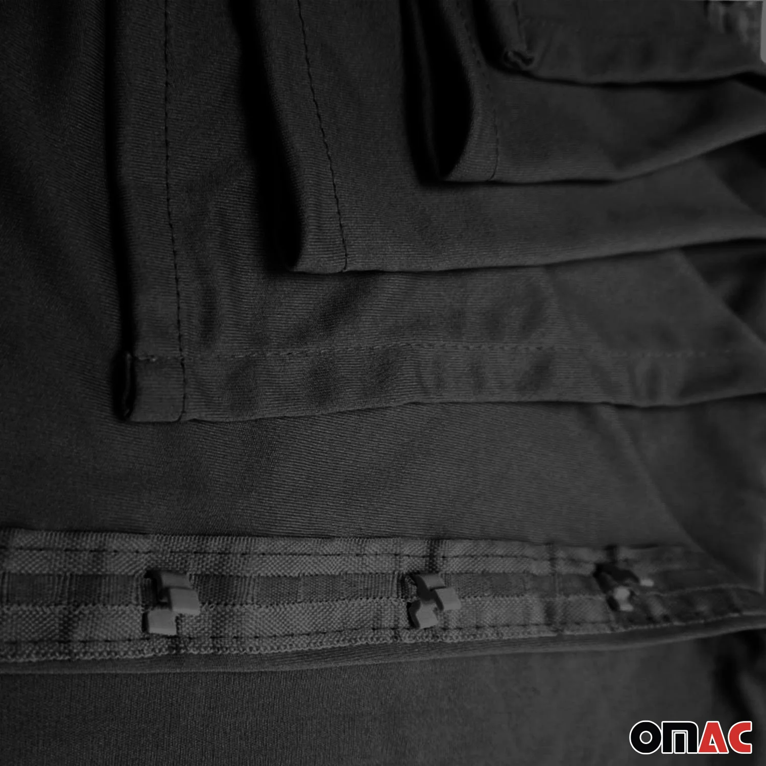 Maß Gardinen Sonnenschutz für Mercedes Sprinter H3 Heckklappe Vorhänge Schwarz - Image 7