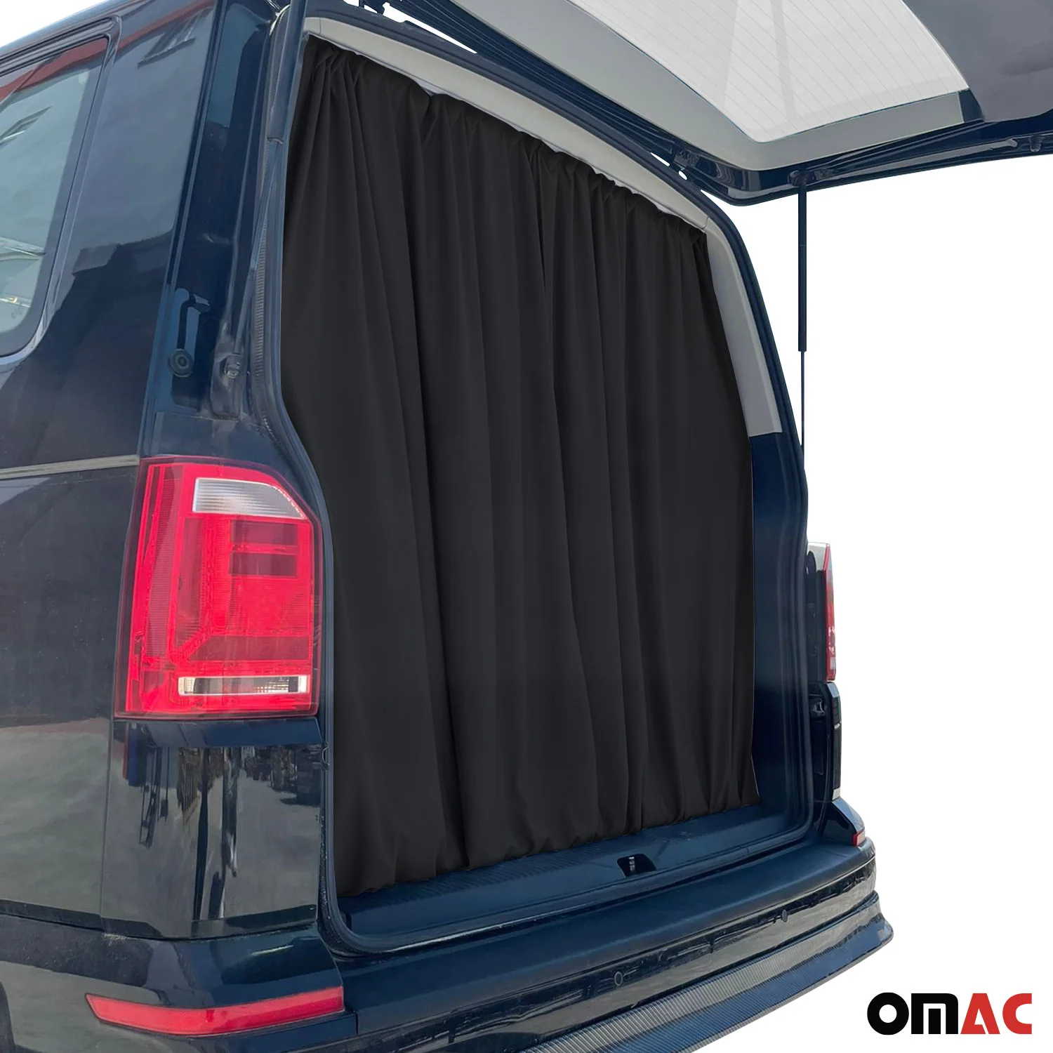 Maß Gardinen Sonnenschutz für Nissan NV400 Heckklappe Vorhänge Schwarz - Image 5