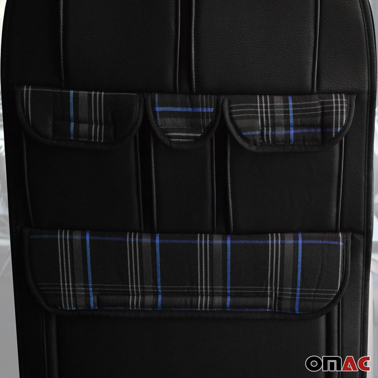 Autositz Organizer Rucksitztasche Organizer mit Tasche für VW T5 2003-2015 Blau - Image 3