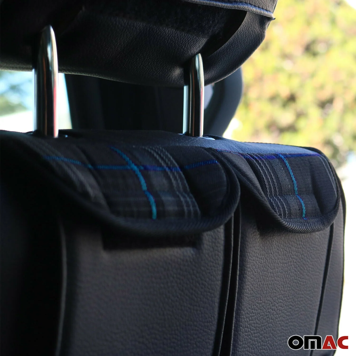 Autositz Organizer Rucksitztasche Organizer mit Tasche für VW T5 2003-2015 Blau - Image 4