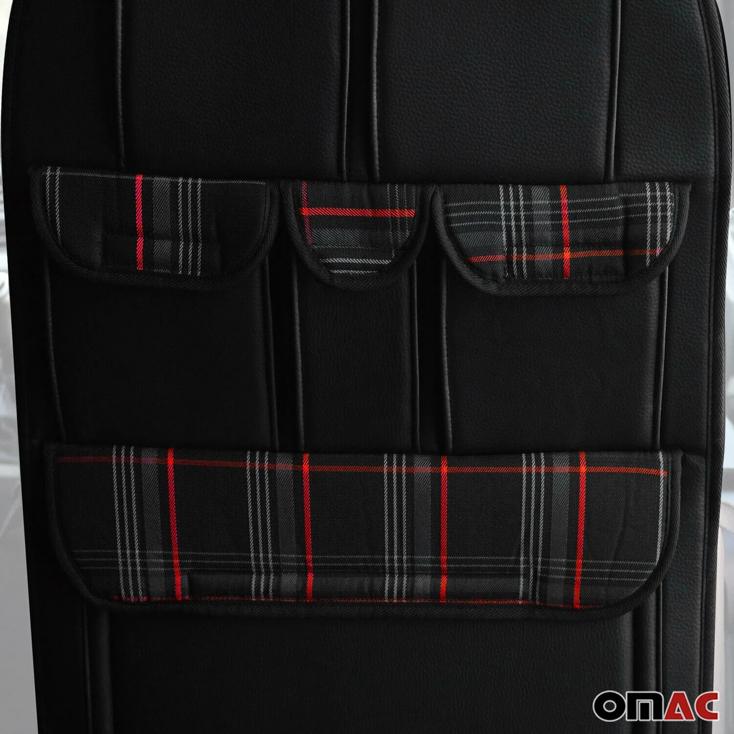 Autositz Organizer Rucksitztasche Organizer mit Tasche für VW T5 2003-2015 Rot - Image 5