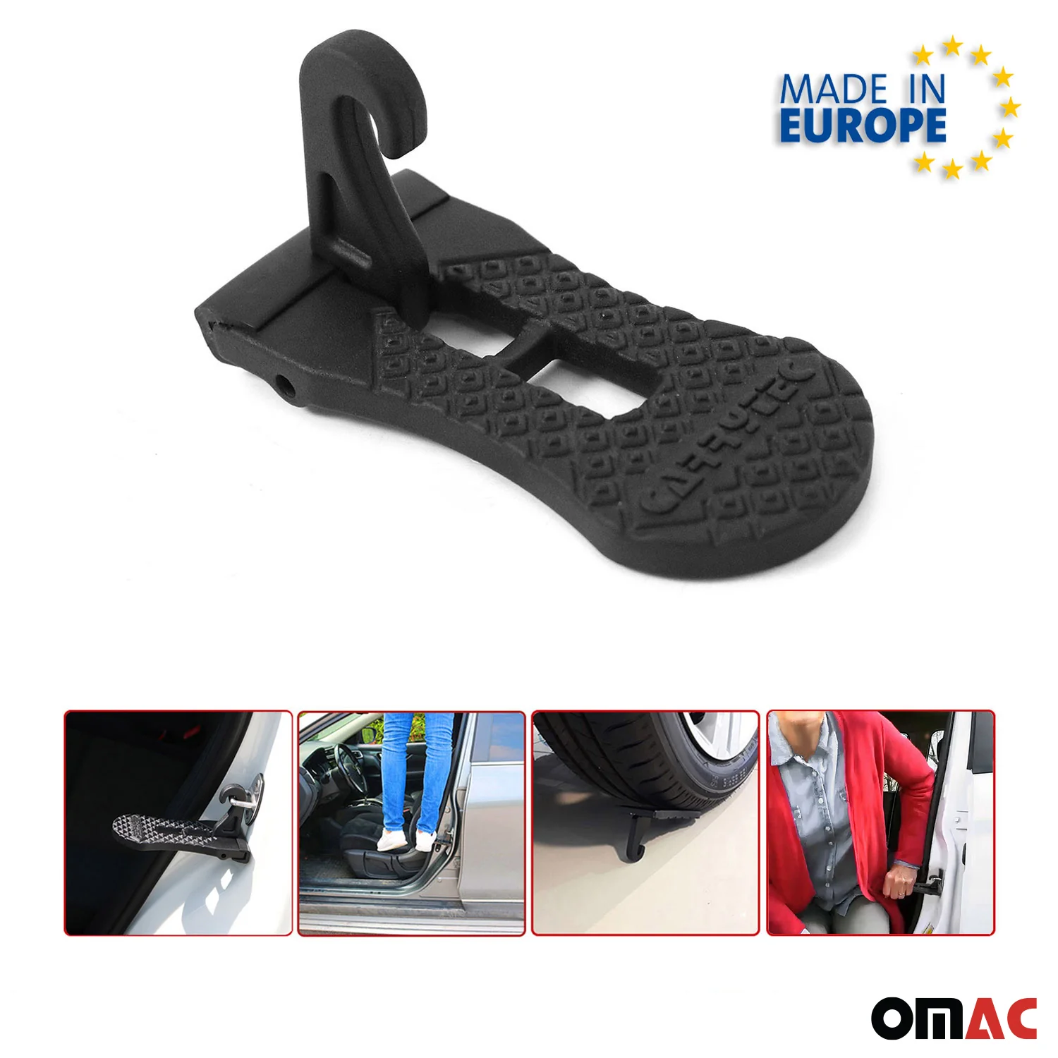 Autotür Türpedal Fußstütze Klappbare für VW T-Cross Aluminium Schwarz 1tlg - Image 5