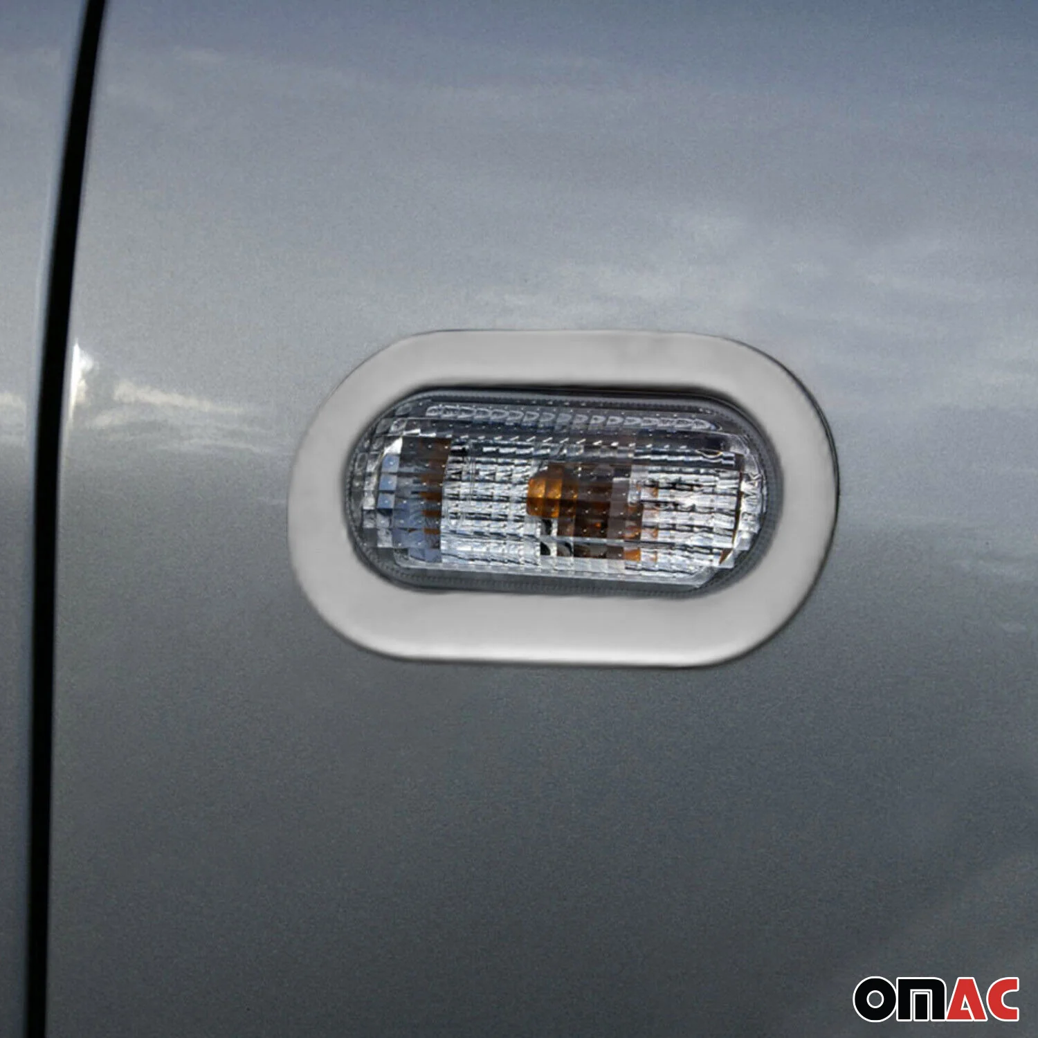 Blinkerrahmen Seitenblinker für Seat Leon 1999-2006 Chrom Silber 2x - Image 5