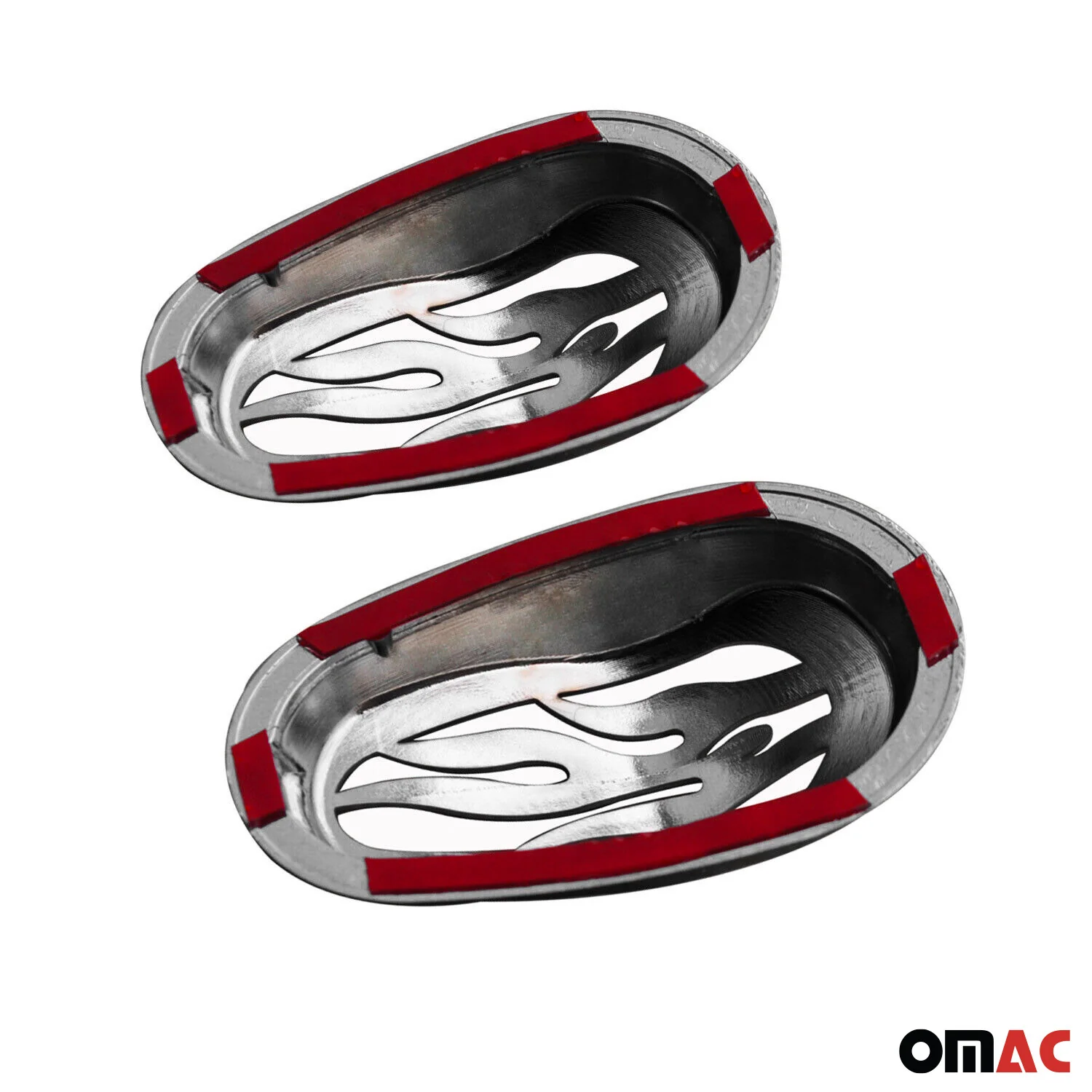 Blinkerrahmen Signalblende Rahmen für Fiat Fiorino Qubo 2007-2021 Chrom Dunkel - Image 5