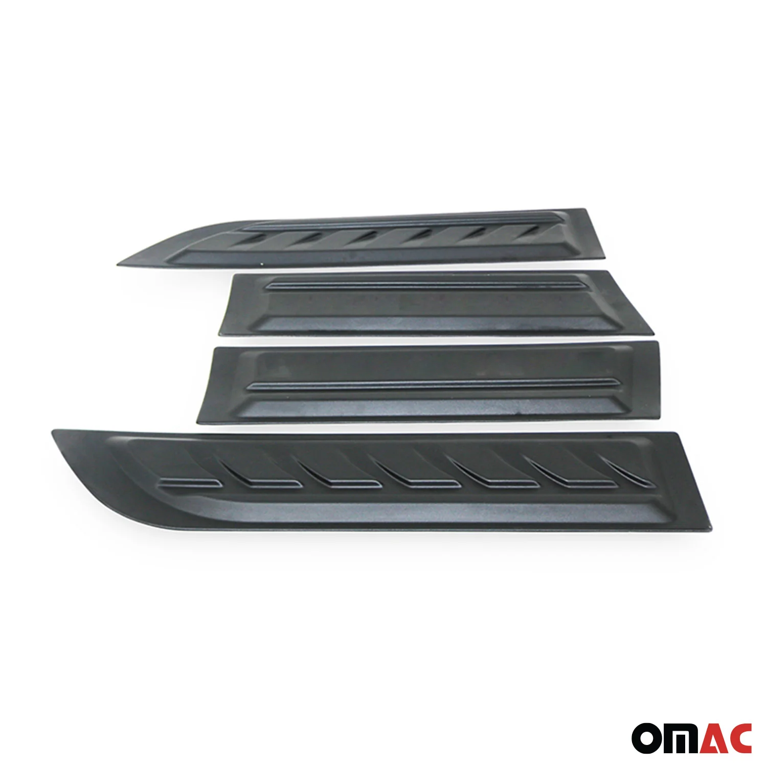 Türschutzleisten Seitenschutz für Toyota Hilux 2015-2026 ABS Schwarz 4tlg - Image 6