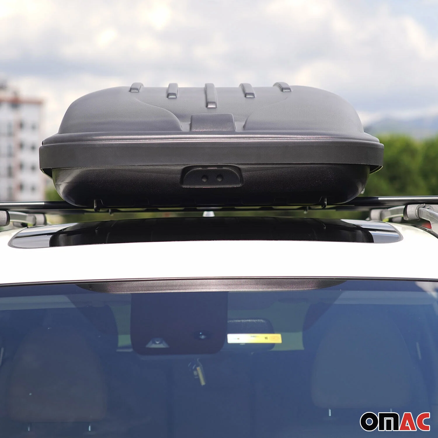 Dachkoffer Dachbox Dachgepäckträger Autodachbox Gepäckbox Schwarz 350L 75 Kg 1x - Image 5