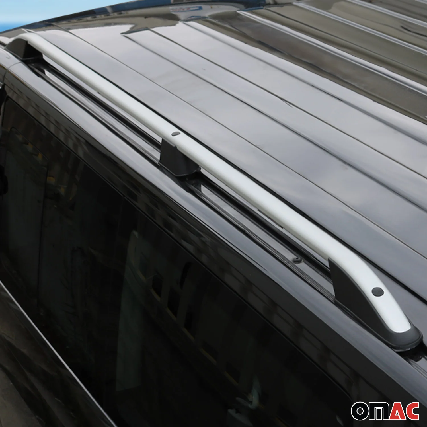 Dachreling Dachgepäckträger für Nissan NV200 2010-2024 Aluminium Silber 2x - Image 4